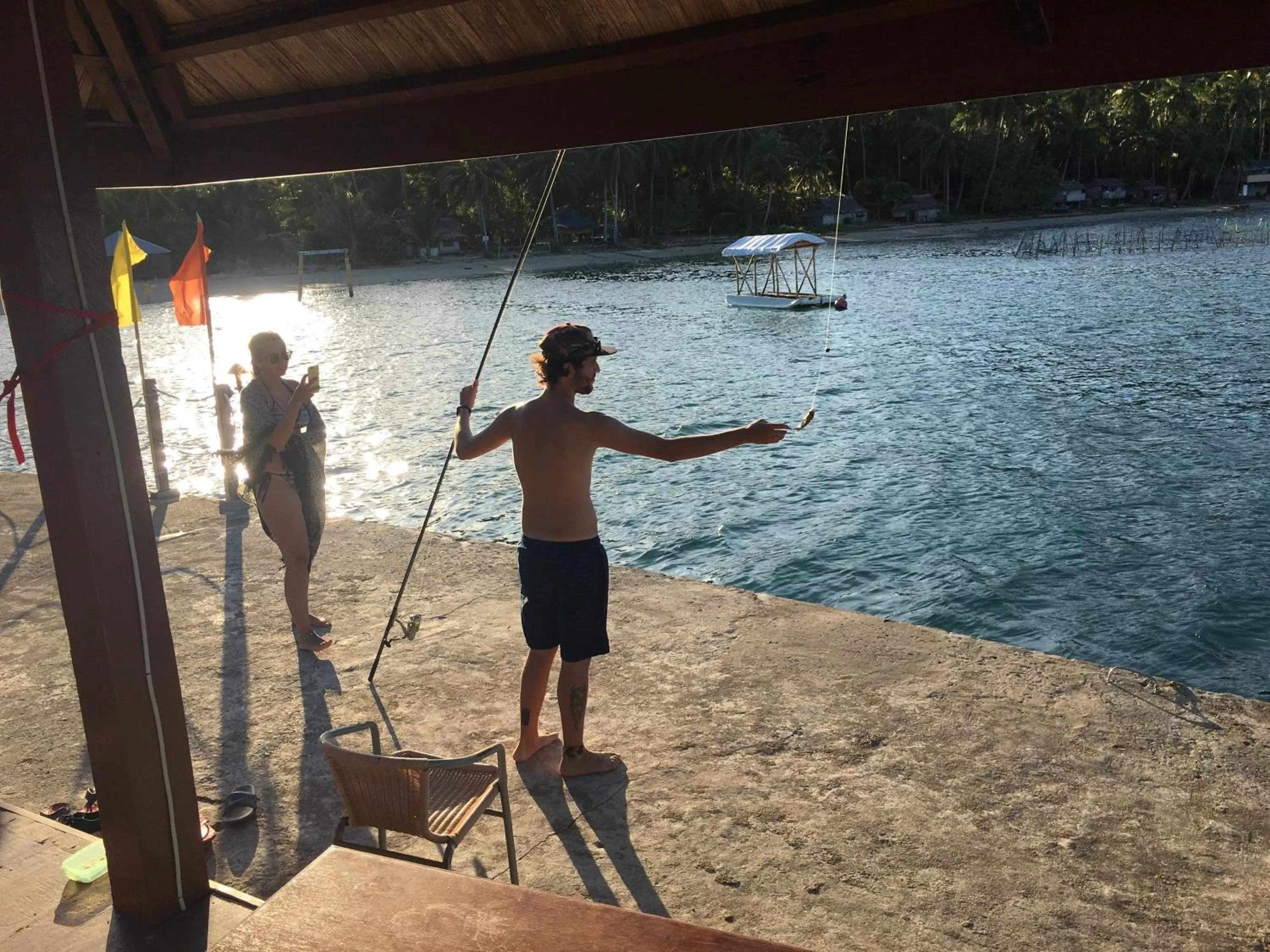 Fishing in Pangulatan Beach Resort