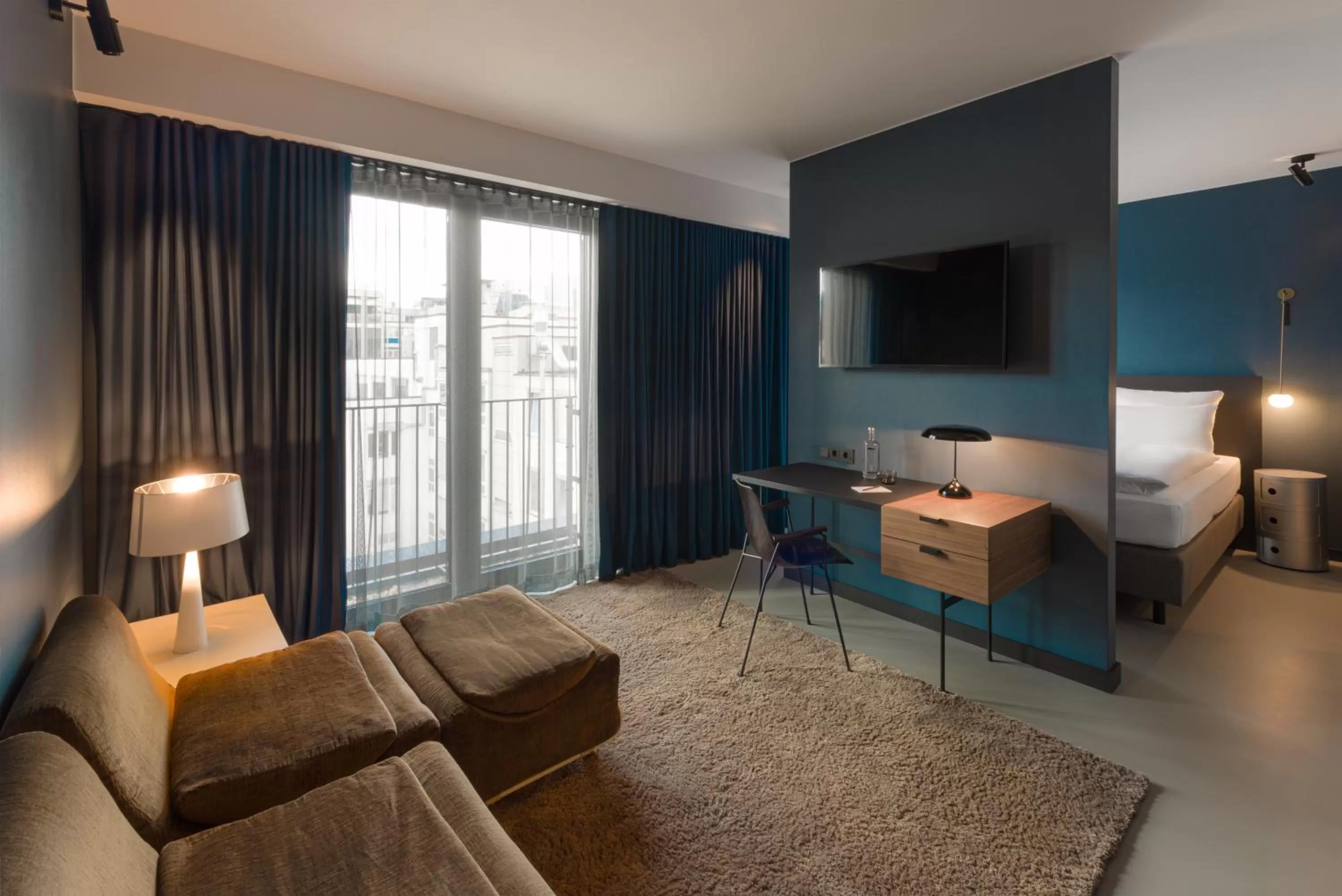 Bed in EmiLu Design Hotel