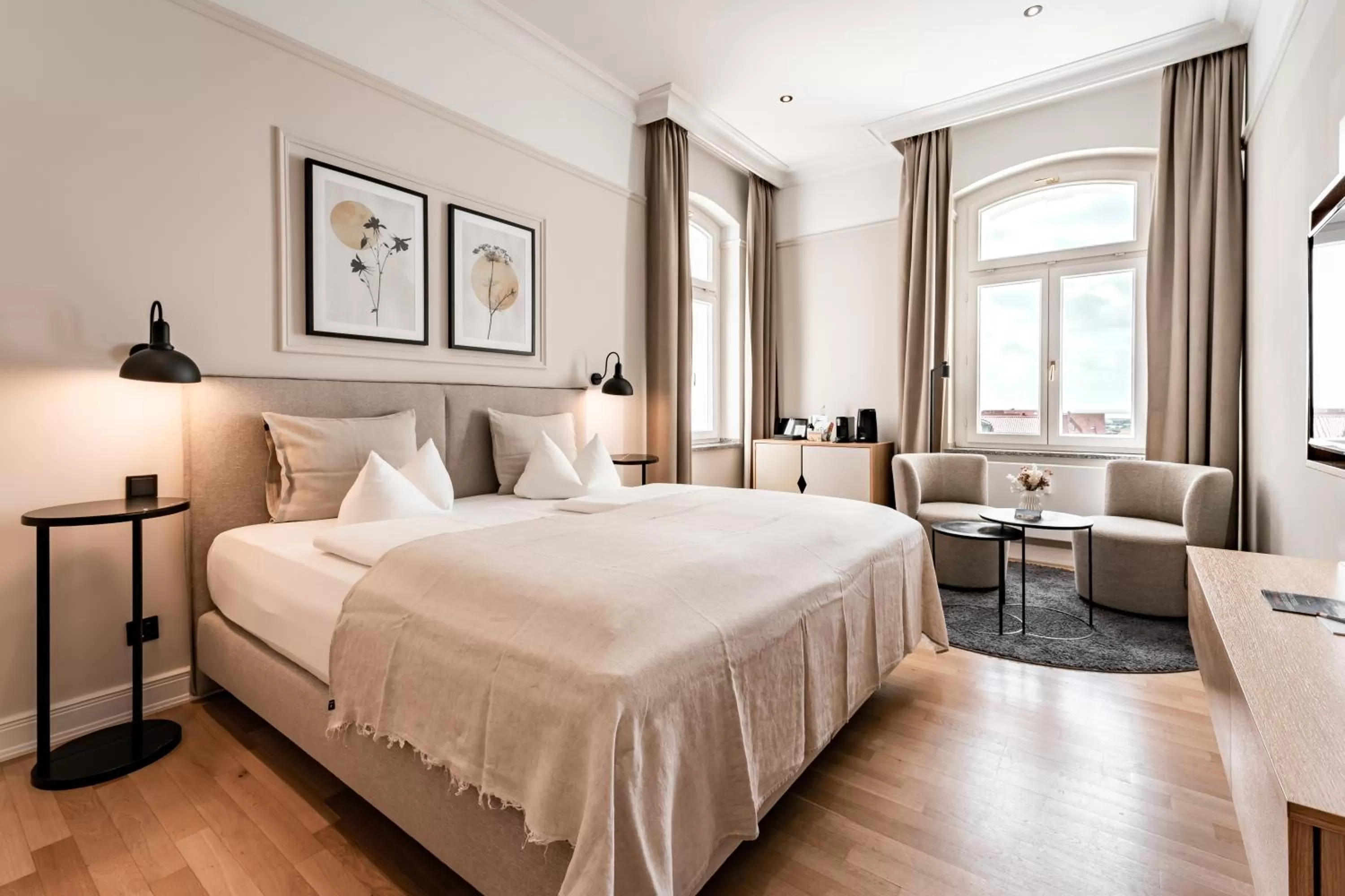 Bed in Strandhotel Kurhaus Juist