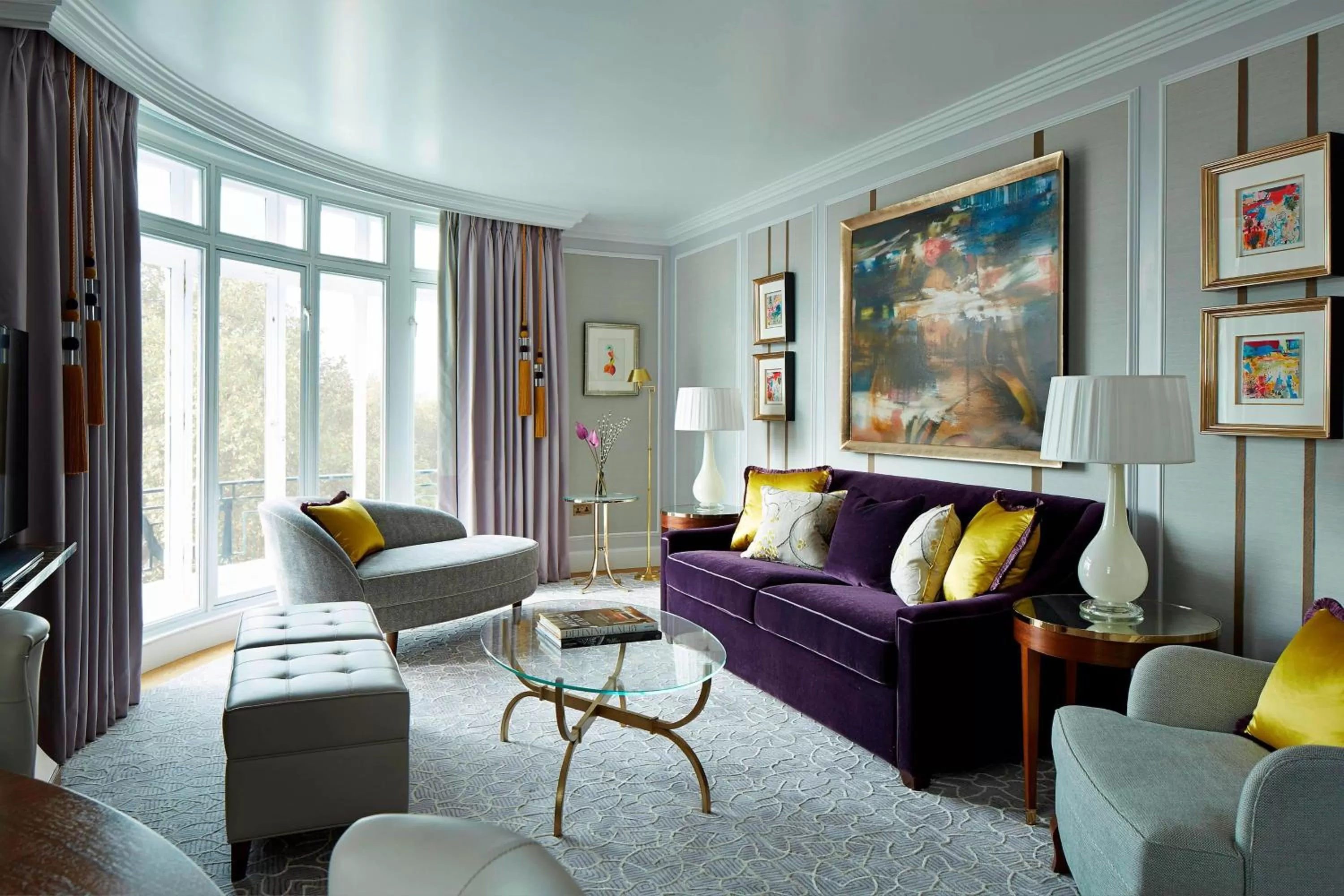 Lounge or bar in London Marriott Hotel Park Lane