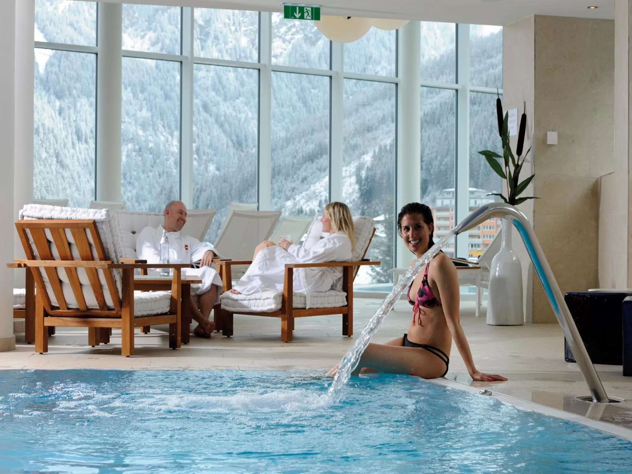 Swimming pool in Hotel Salzburger Hof