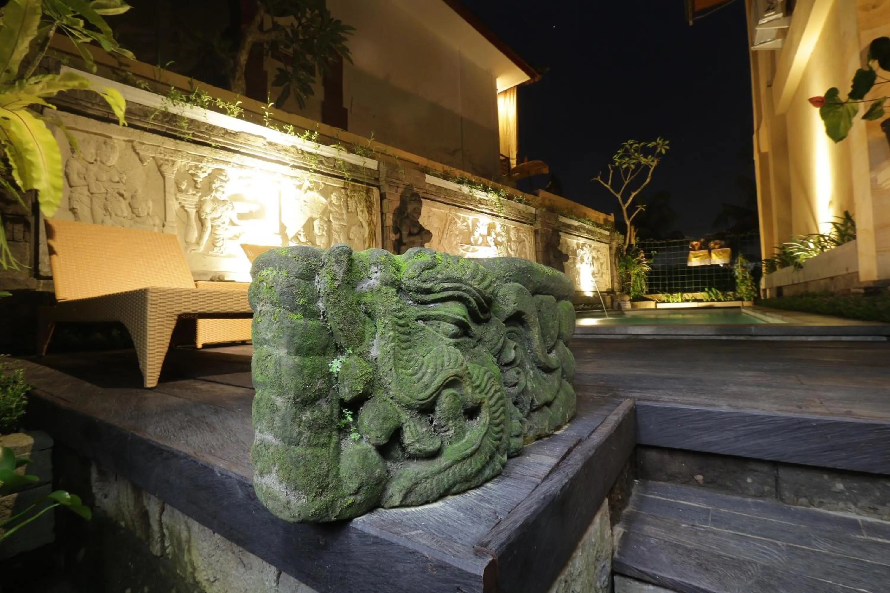 Swimming pool in Frangipani Bungalow