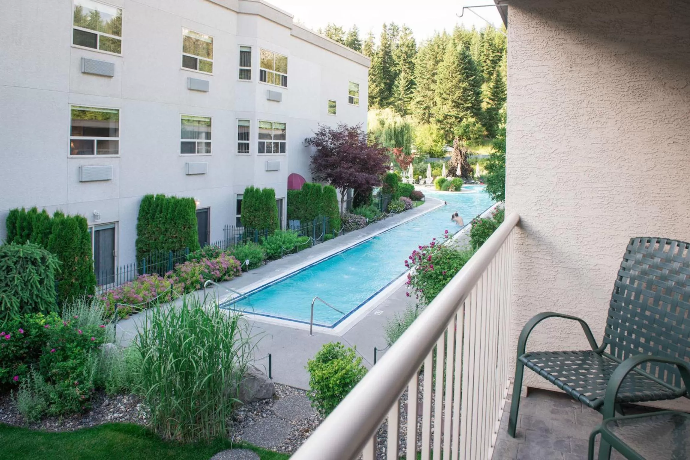 Balcony/Terrace in Hilltop Inn - Salmon Arm