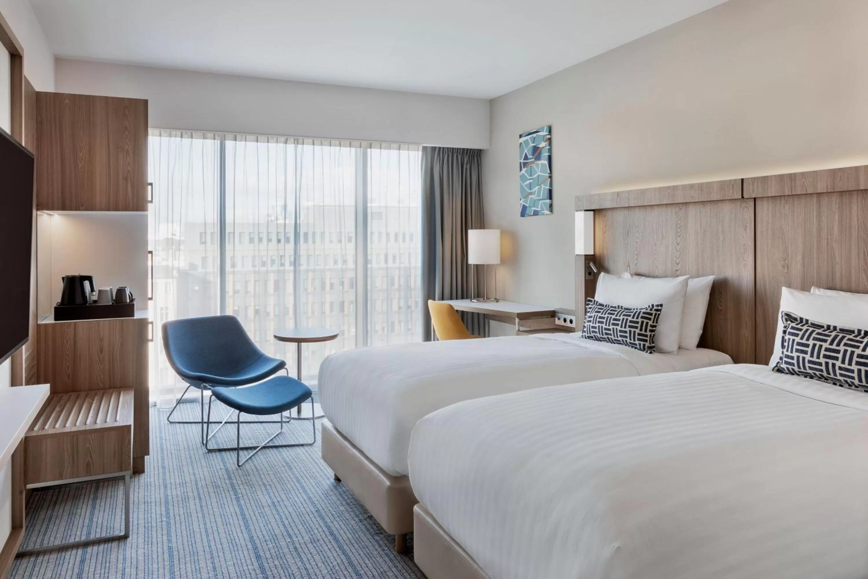 Photo of the whole room, Bed in Courtyard by Marriott Szczecin City