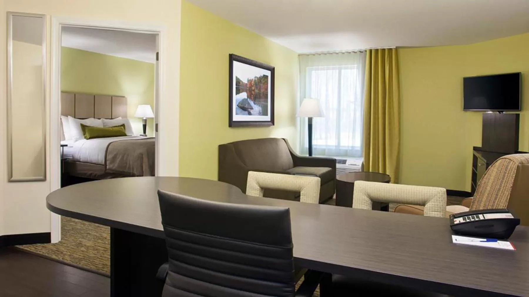 Bedroom, Bed in Candlewood Suites Carrollton by IHG