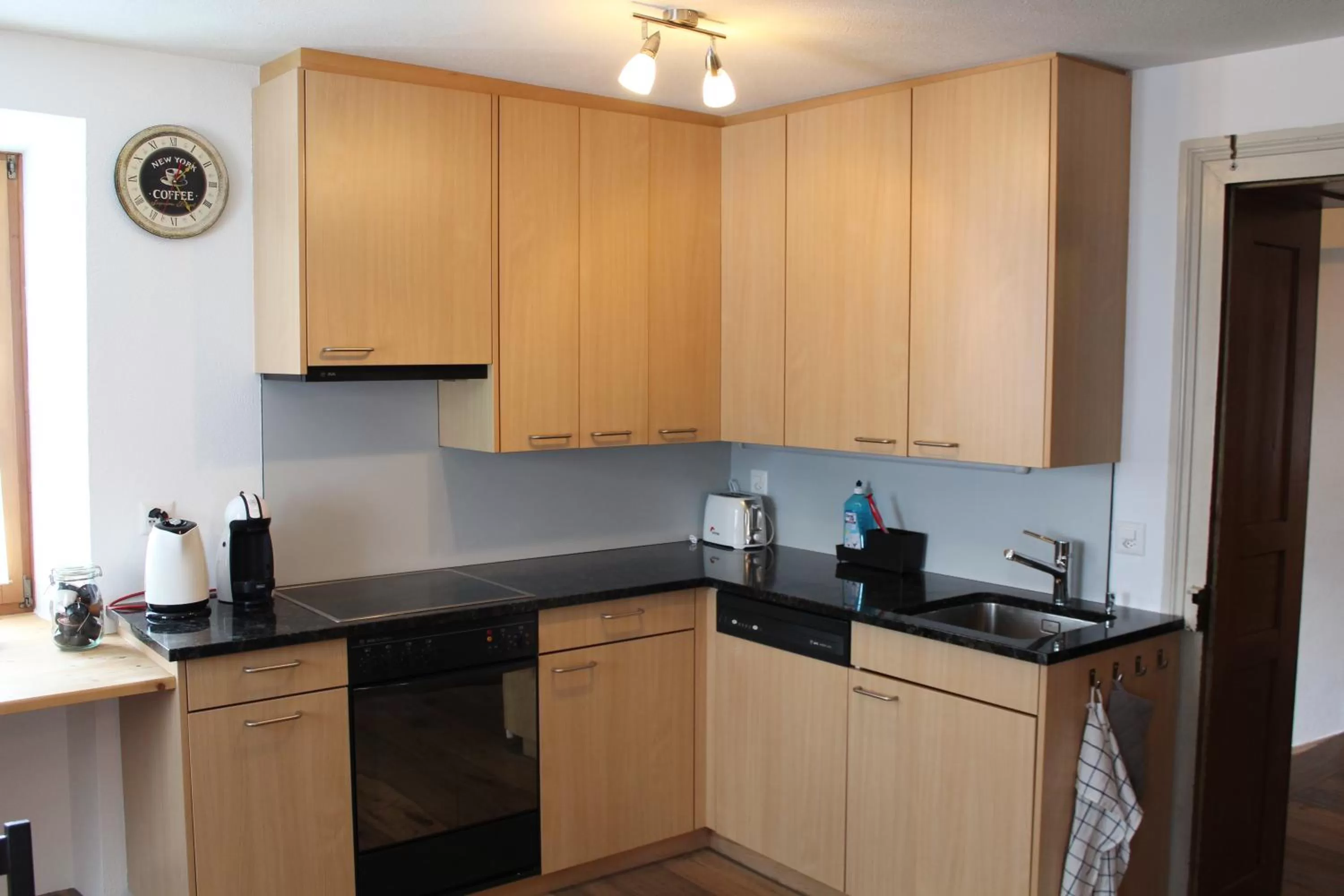 Kitchen or kitchenette in Hotel Wynegg