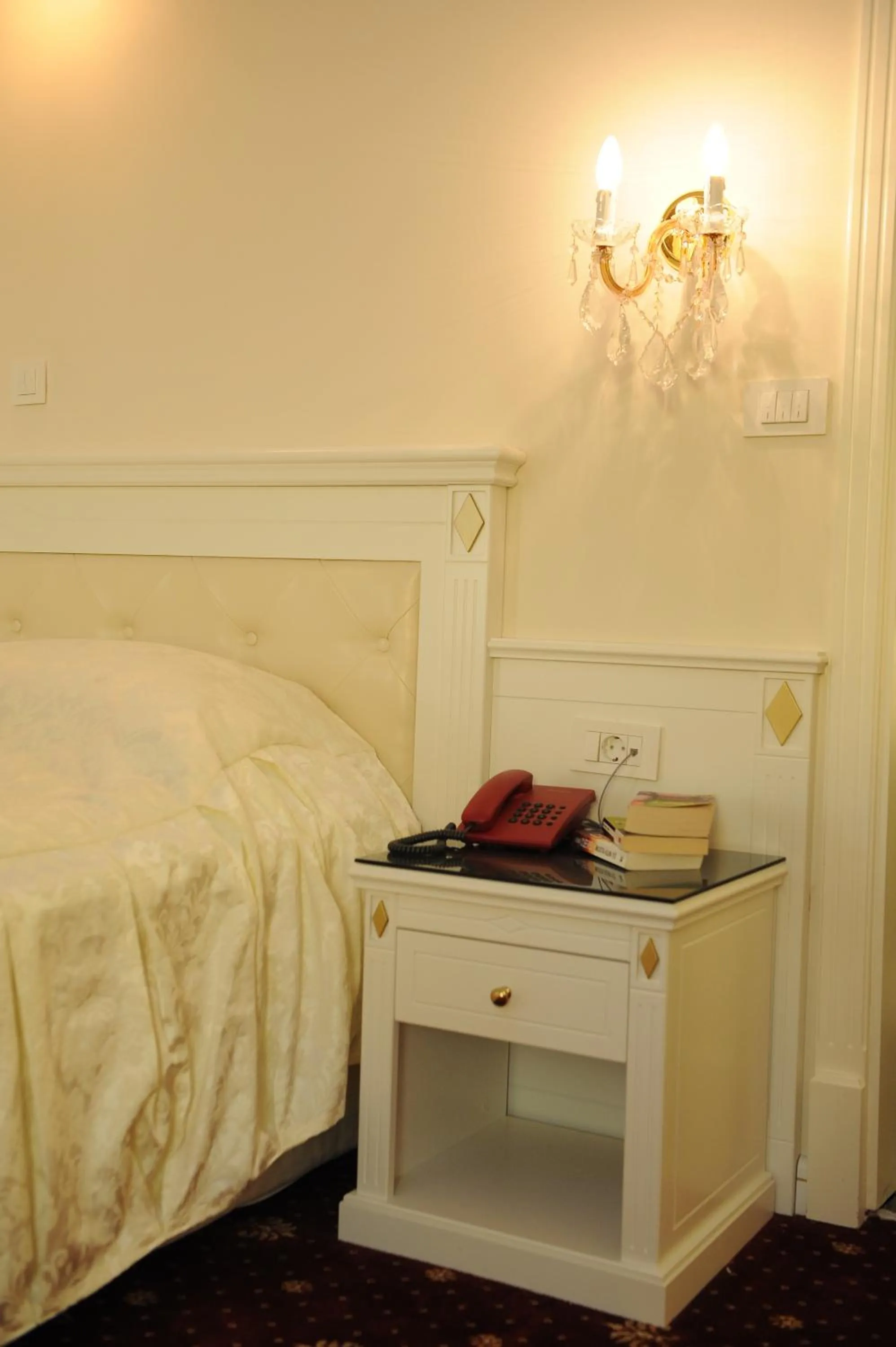 Decorative detail, Bed in Millenium Palace