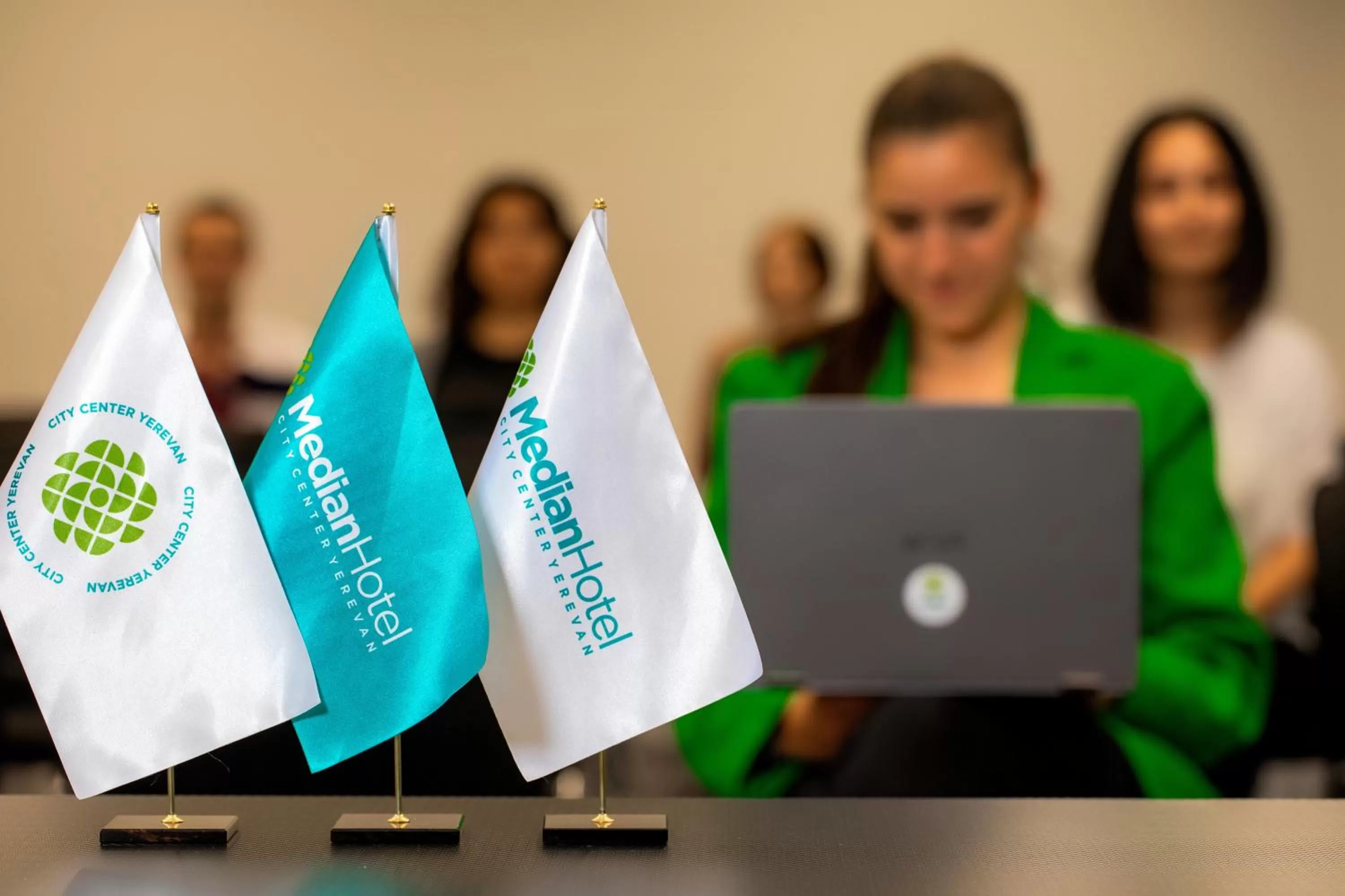 People in Median Hotel, City Center Yerevan
