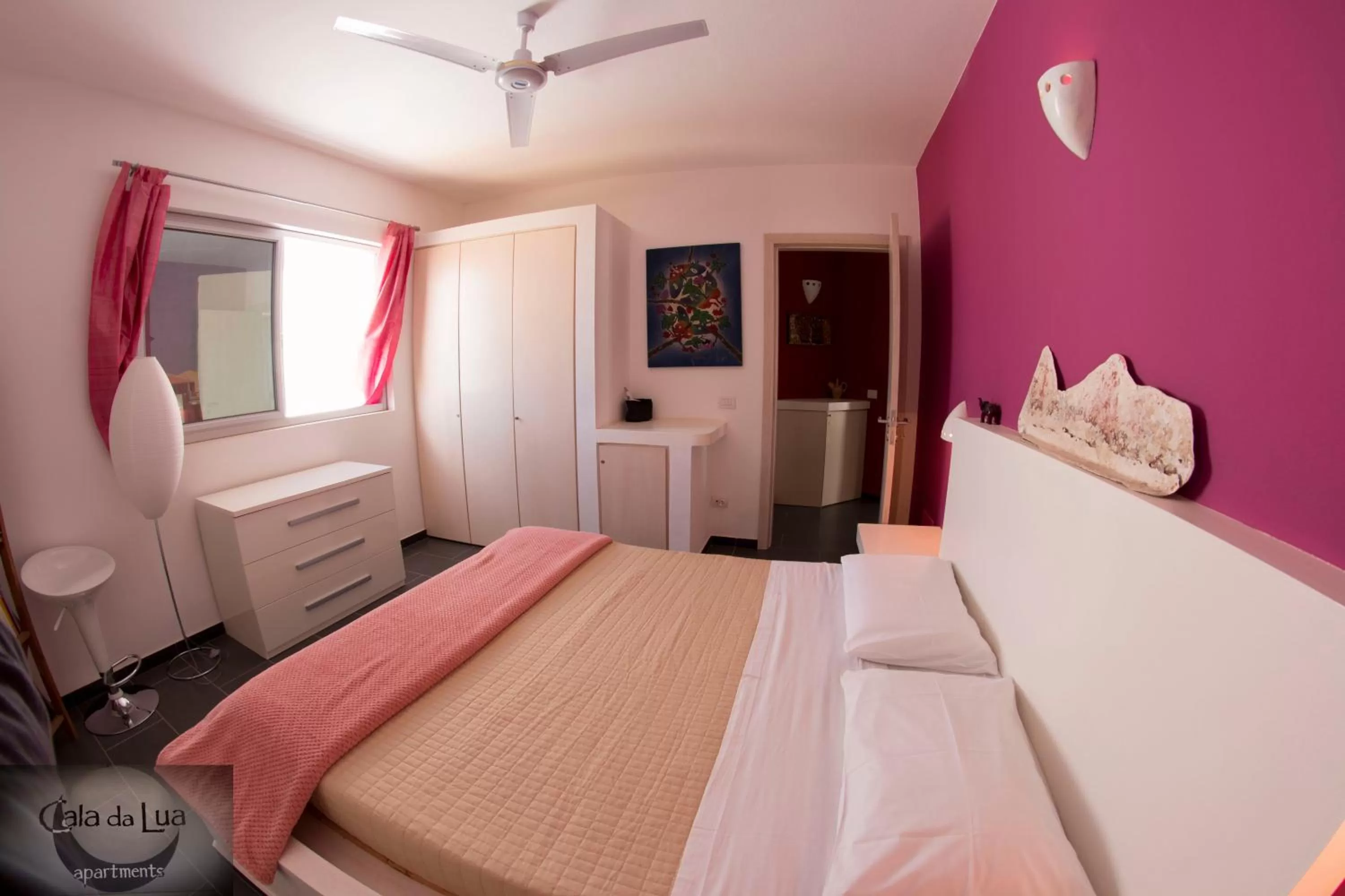 Bed in Cala da Lua apartments