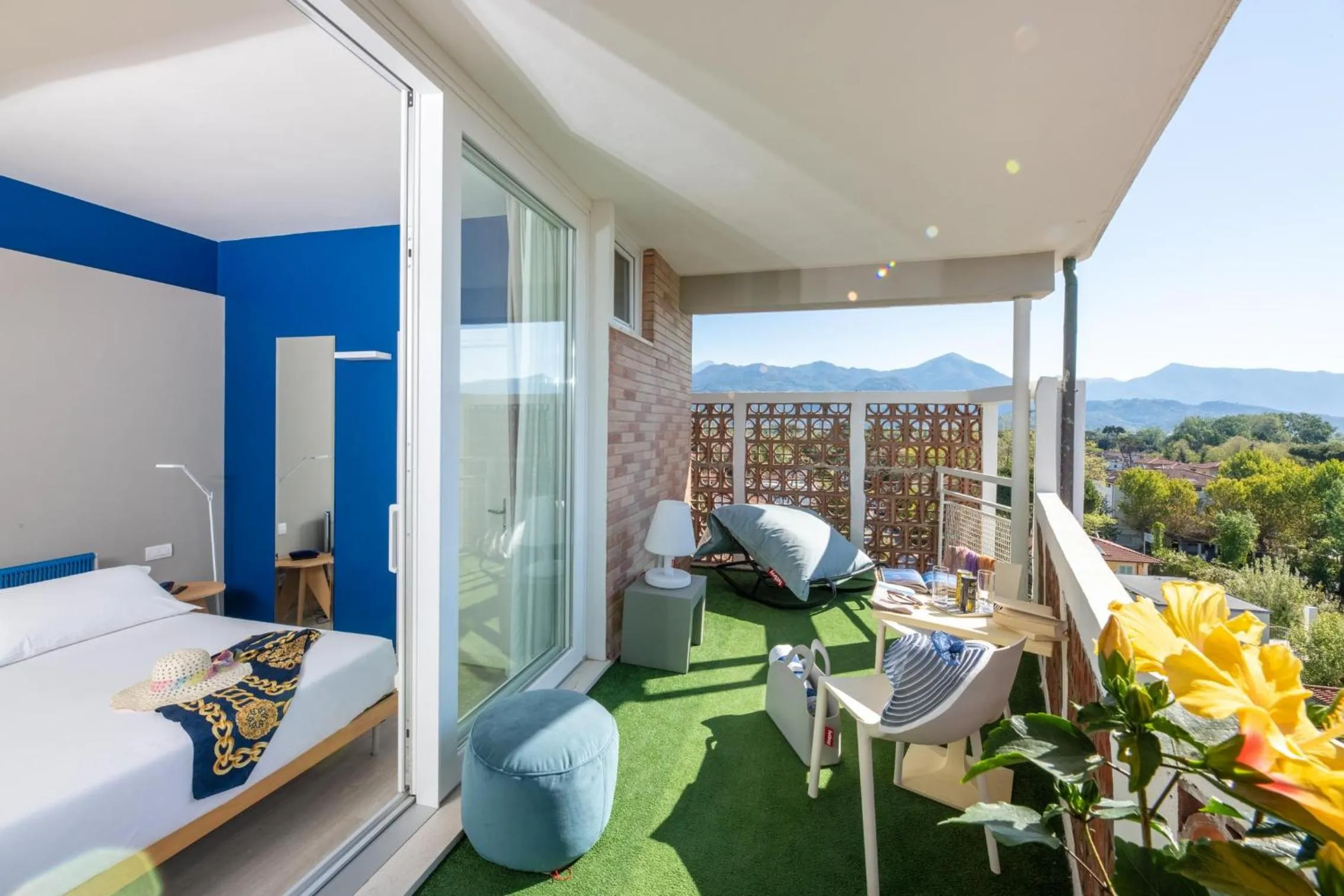 Natural landscape, Bed in L'Alba Hotel