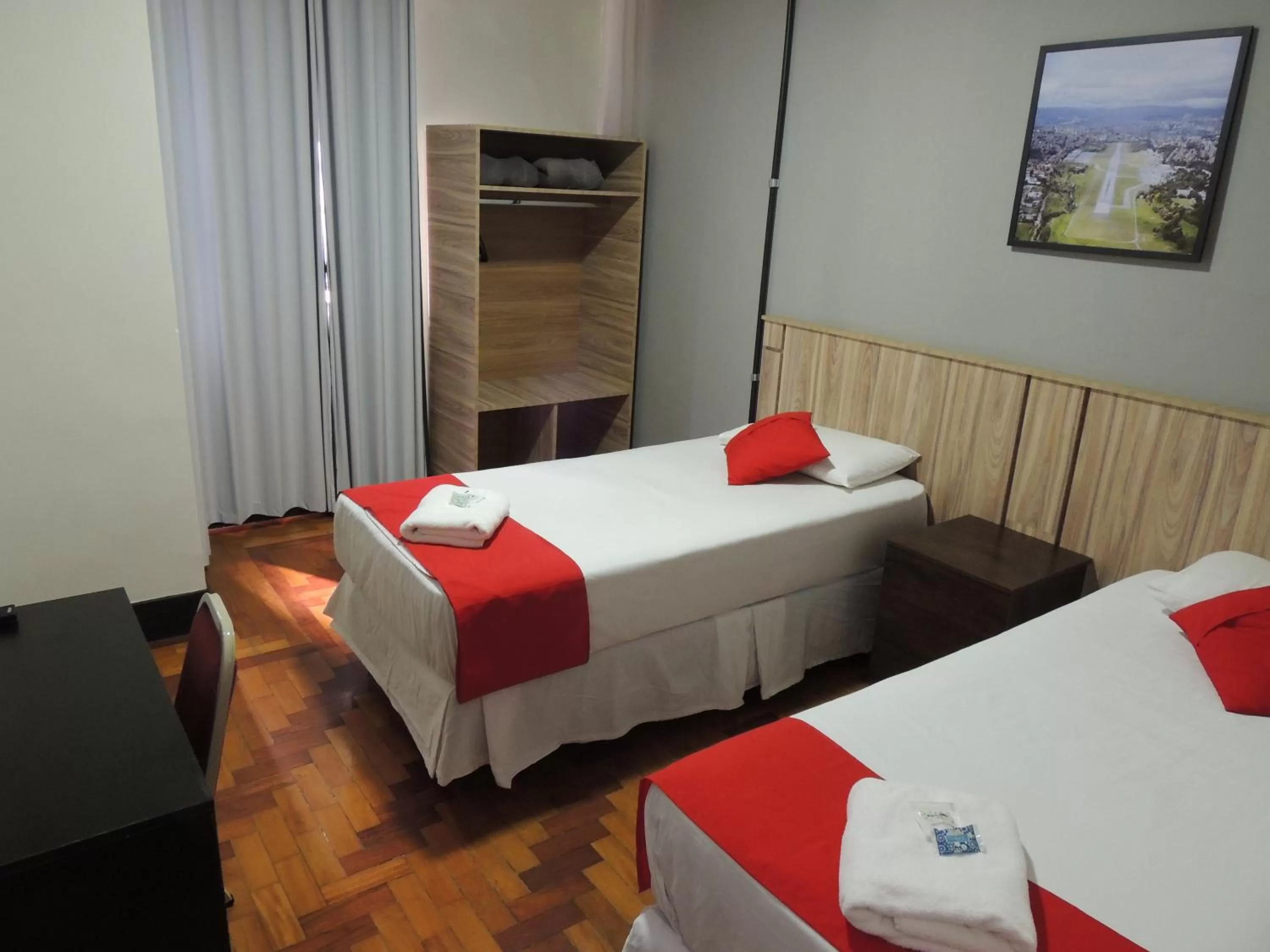 Bedroom, Bed in Hotel Gontijo Belo Horizonte - Próximo a Rodoviária e Praça Sete