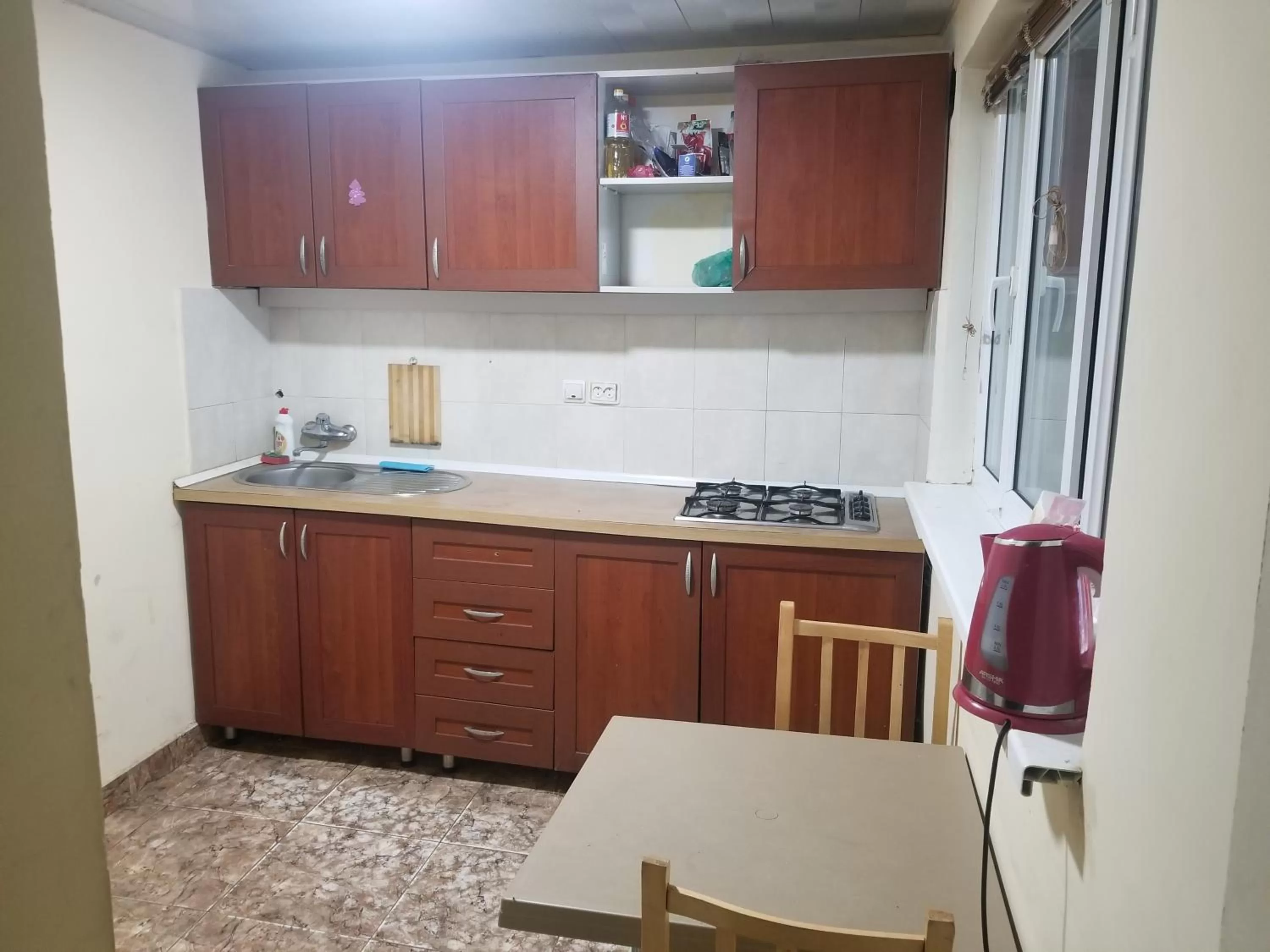 Kitchen or kitchenette in Hotel Salosi