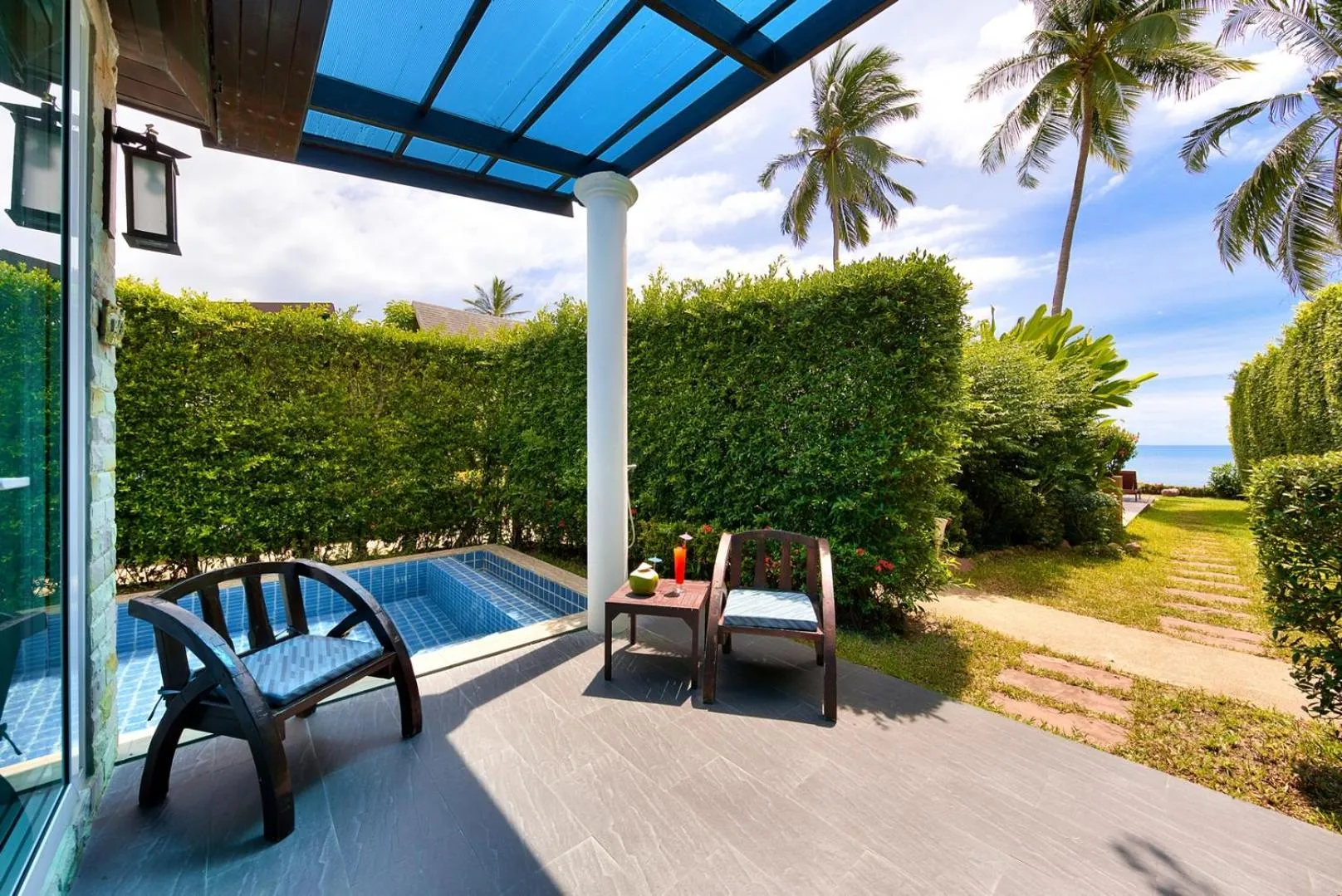 Patio in Sea Valley Resort