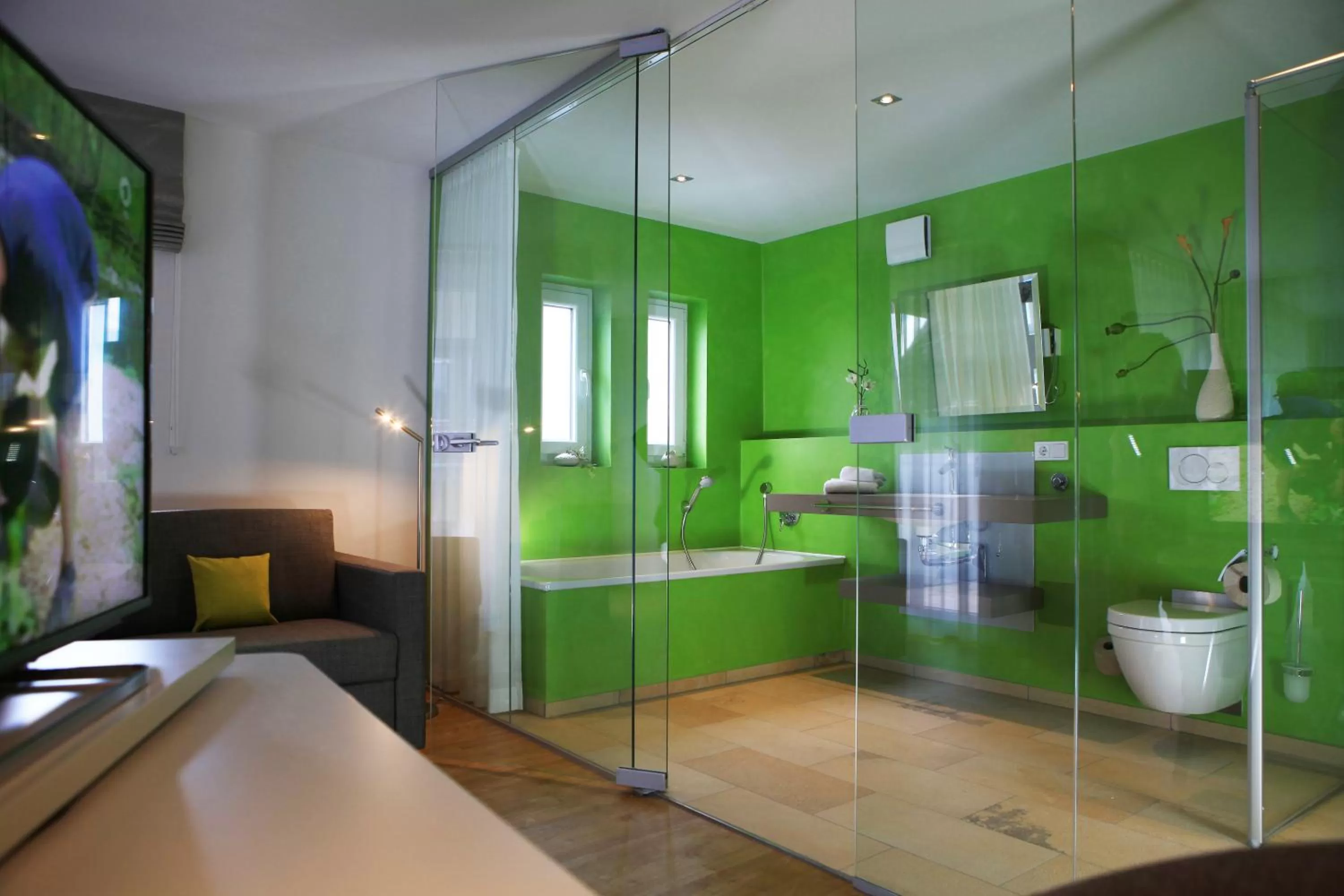 Bathroom in Hotel Adler