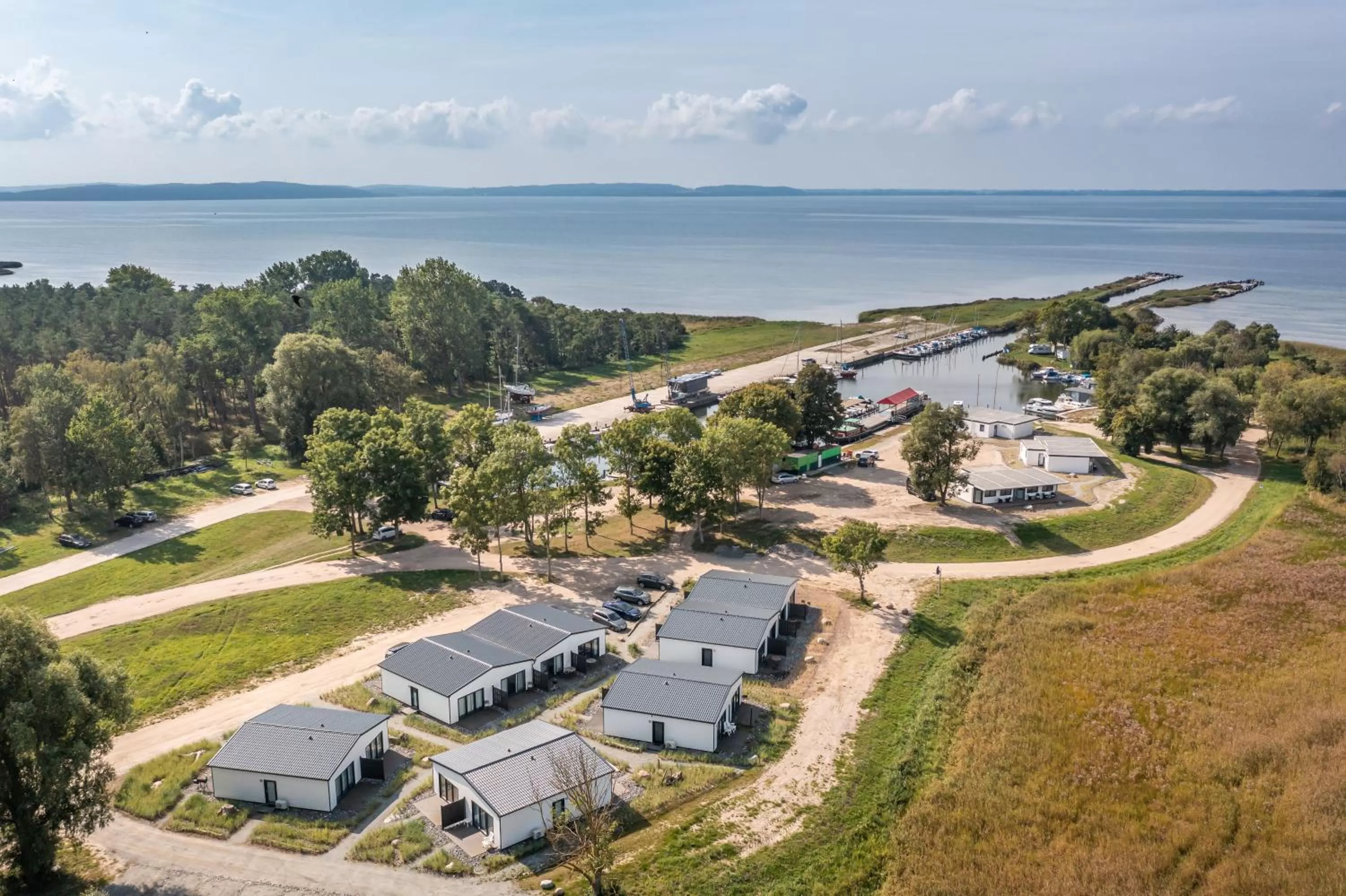 Bird's eye view in Marina Martinshafen