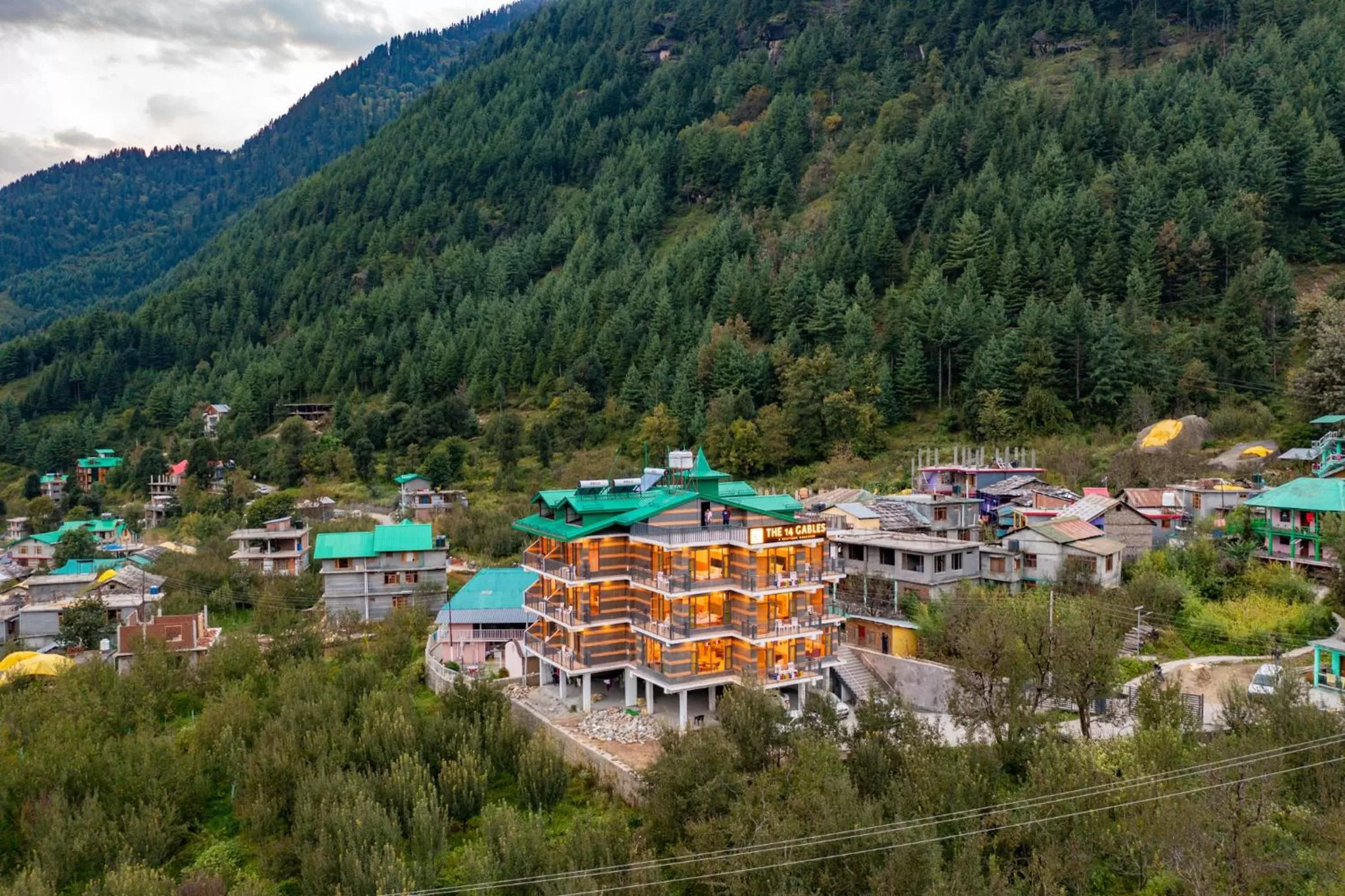 Property building, Bird's-eye View in The 14 Gables, A Boutique Stay