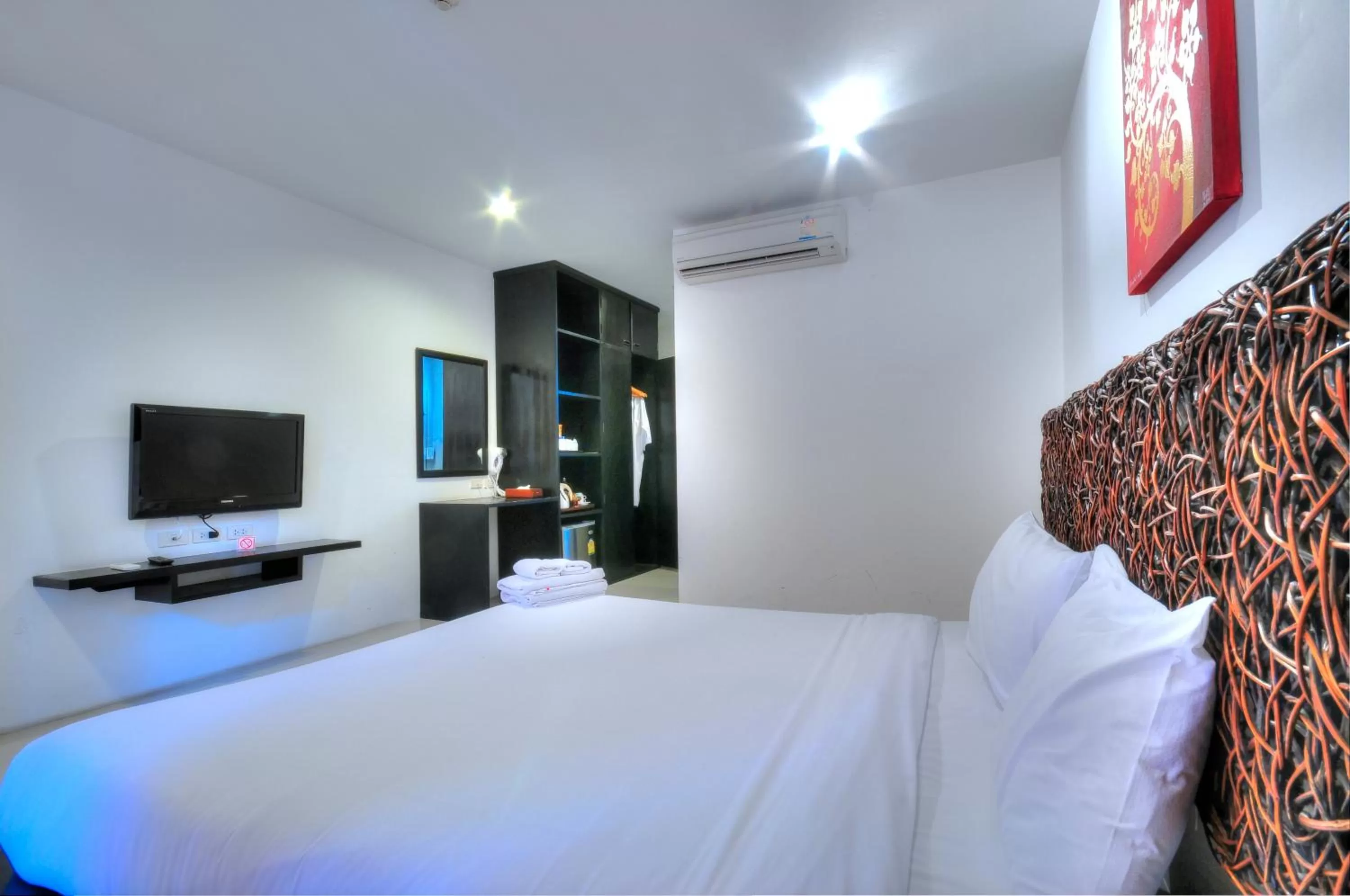 Bed in BS Residence Suvarnabhumi