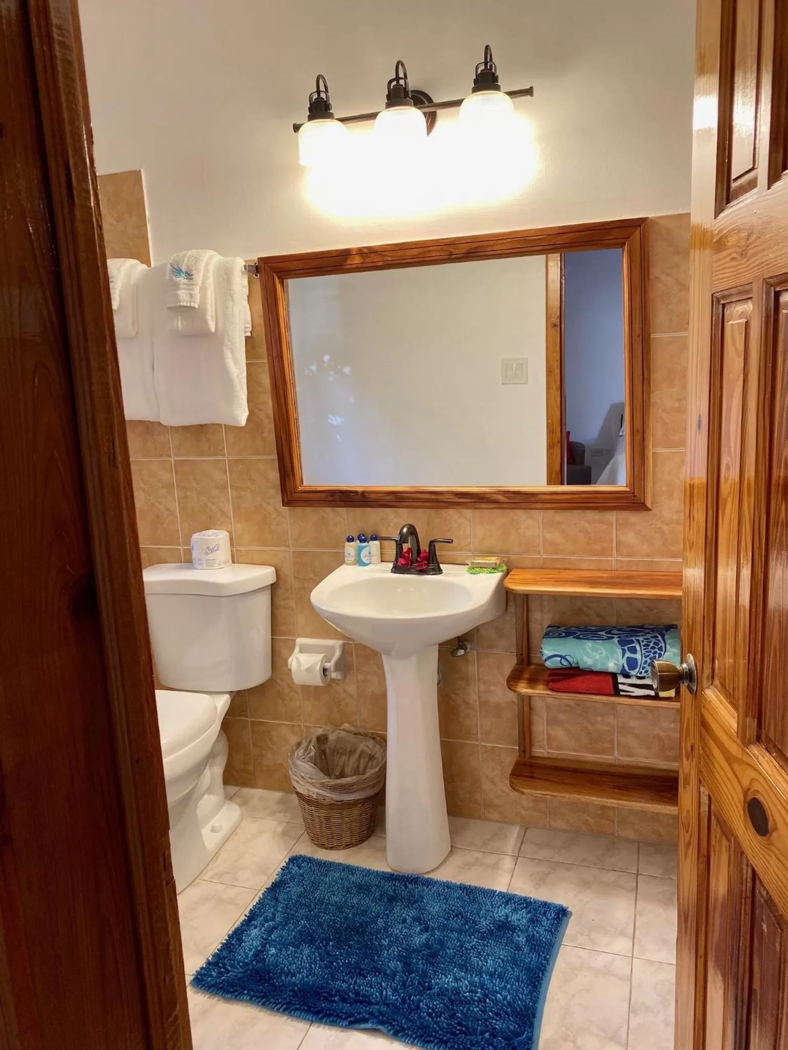 Bathroom in Blue Skies Beach Resort