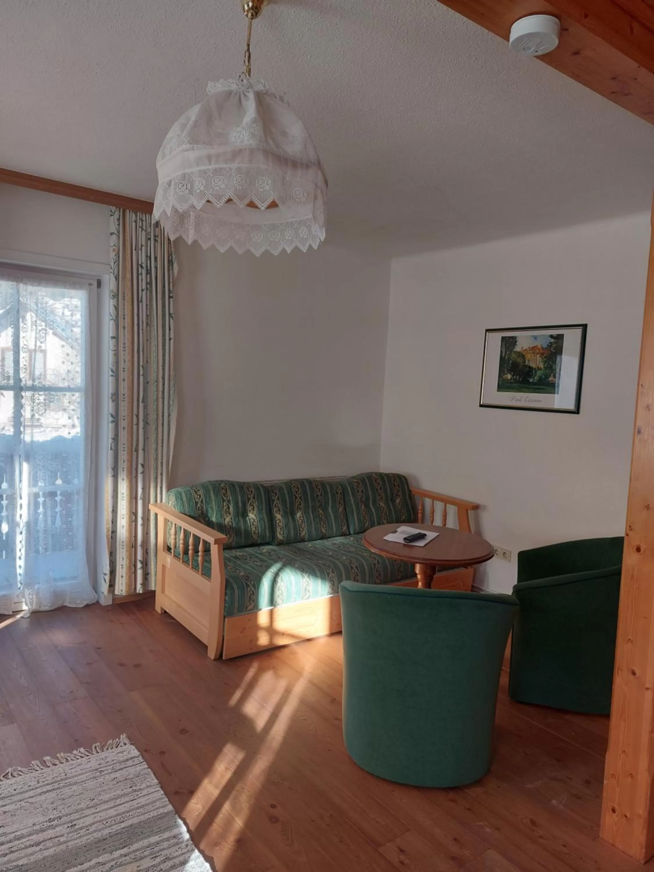 Living room, Bed in Pension Marienhof