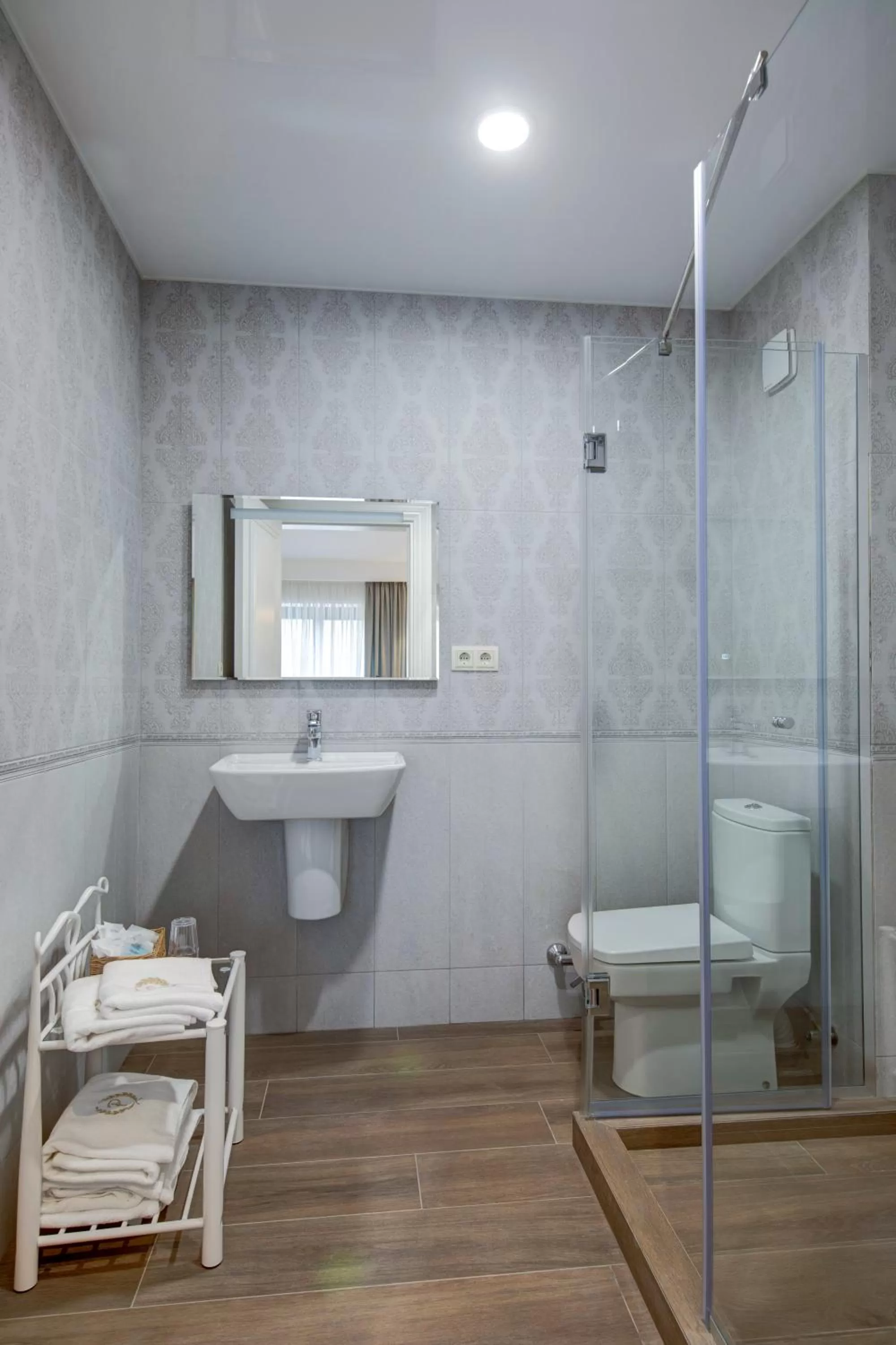 Shower in Hotel Passport Tbilisi