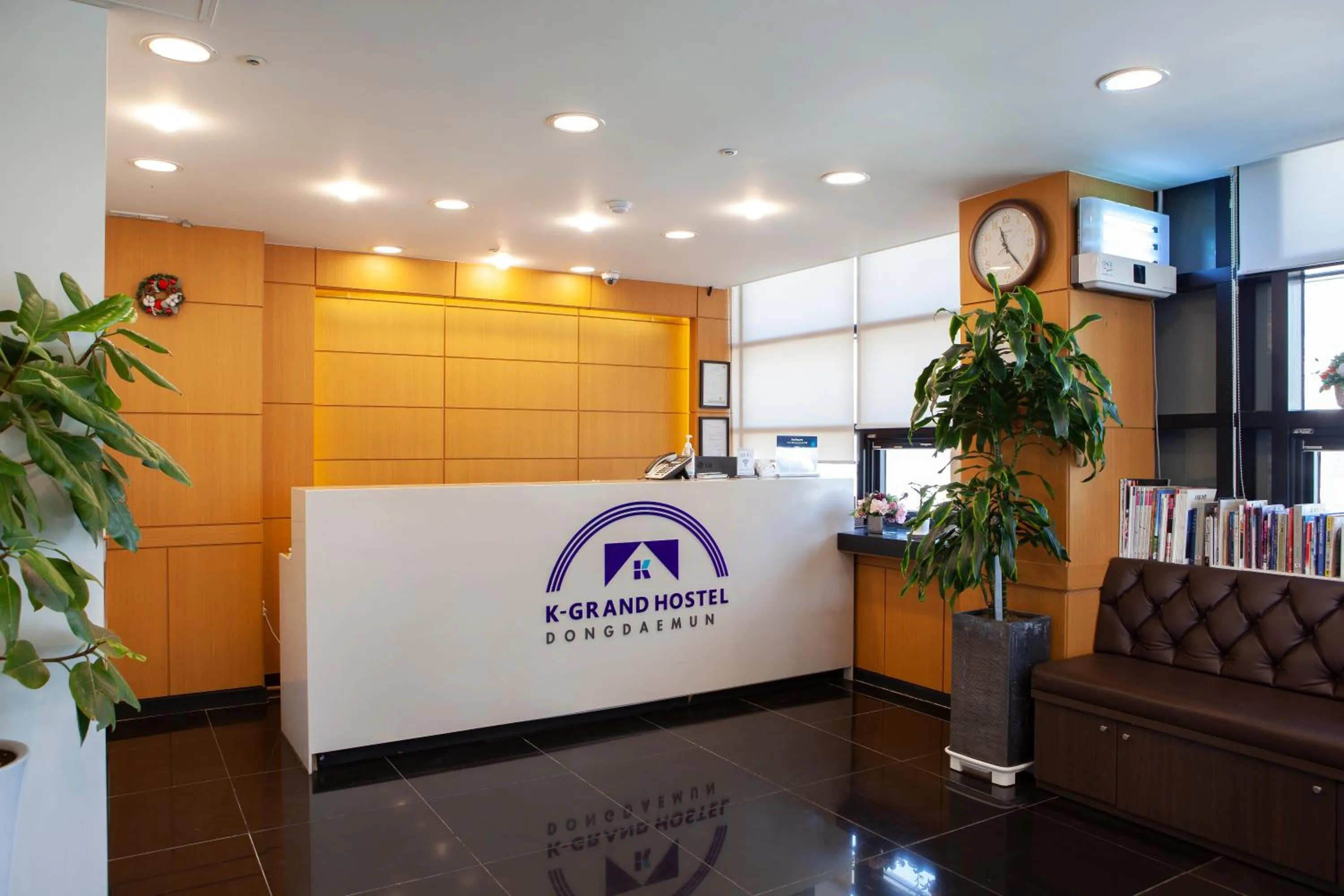 Lobby or reception in K-Grand Hostel Dongdaemun
