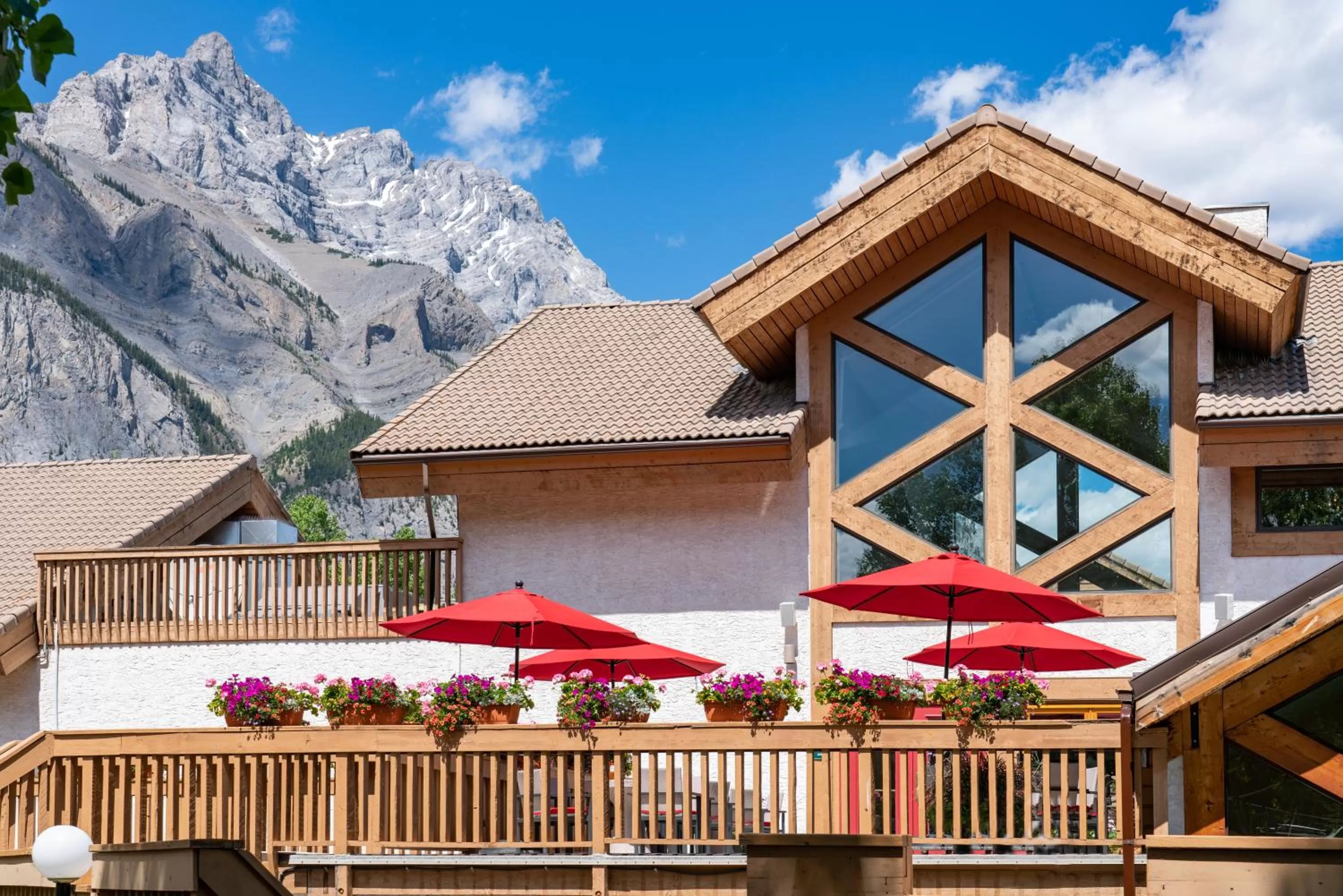 Property building in Banff Rocky Mountain Resort