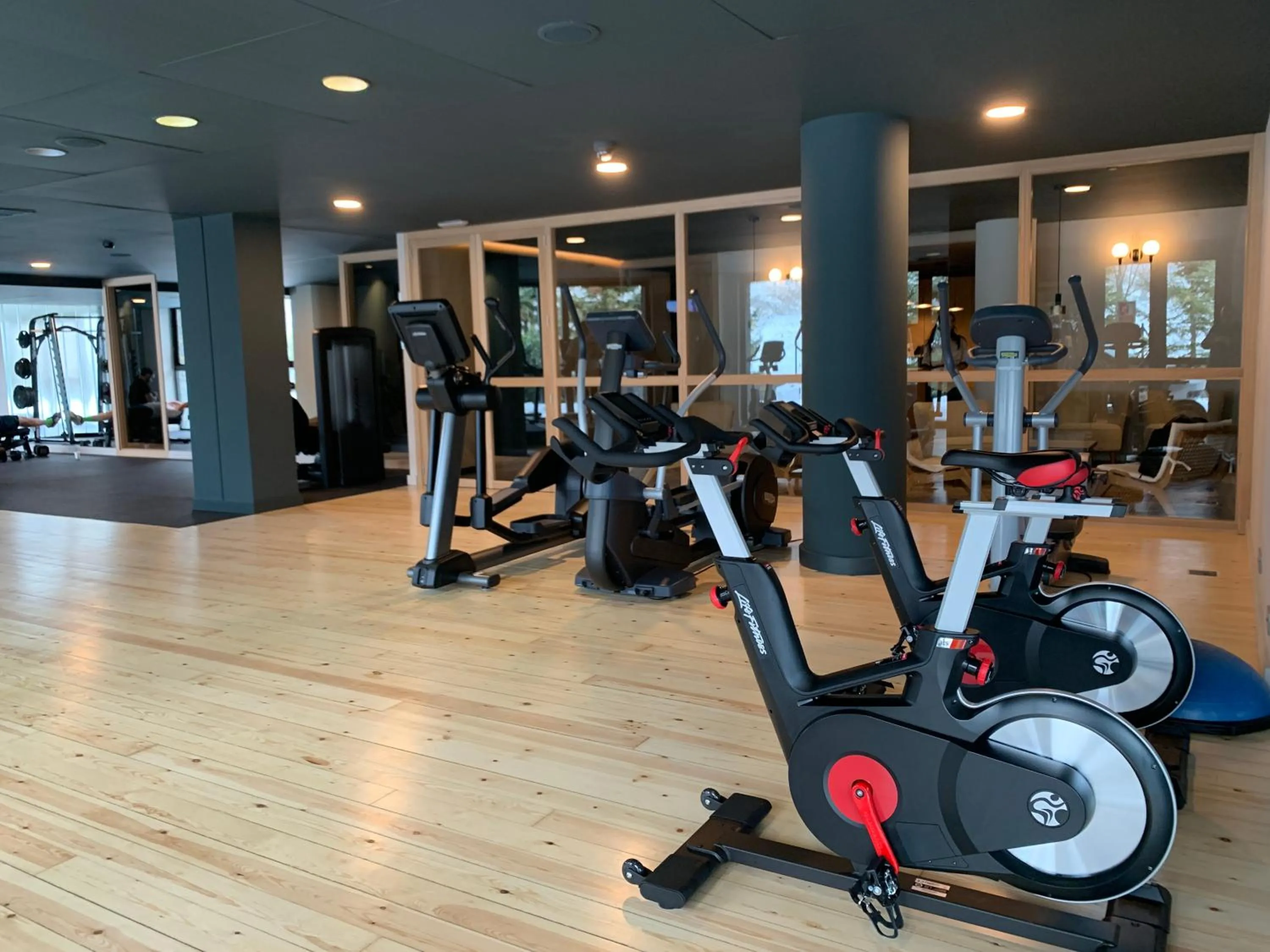 Fitness centre/facilities in Park Piolets MountainHotel & Spa