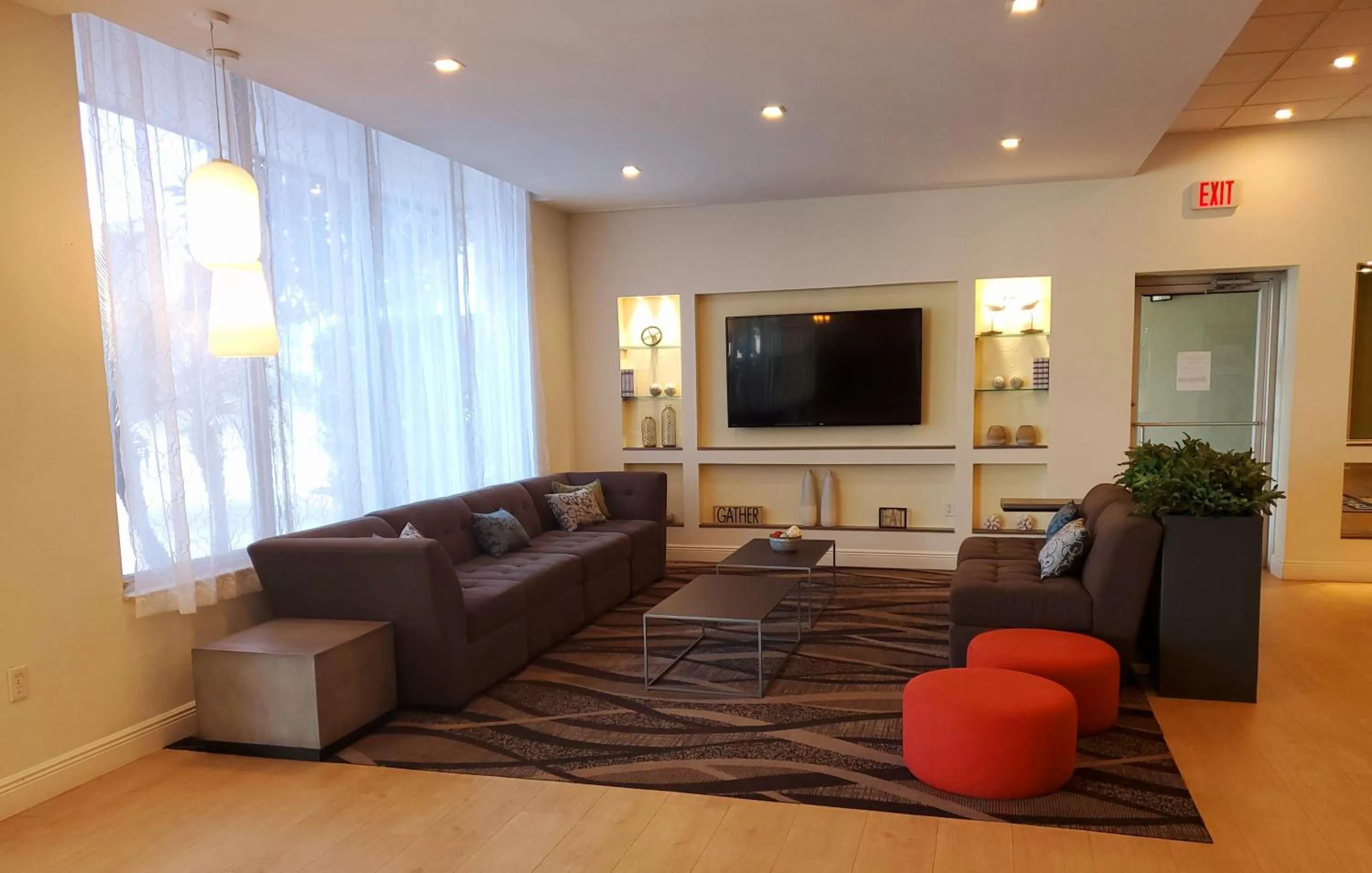 Seating area in Days Inn by Wyndham Titusville Kennedy Space Center