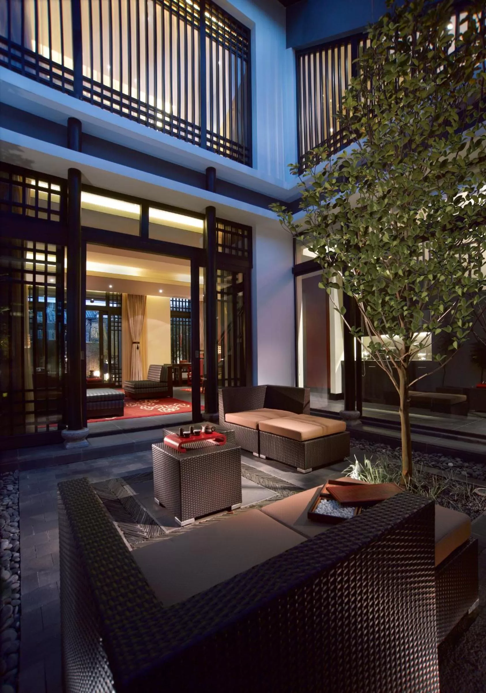 Patio in Banyan Tree Lijiang