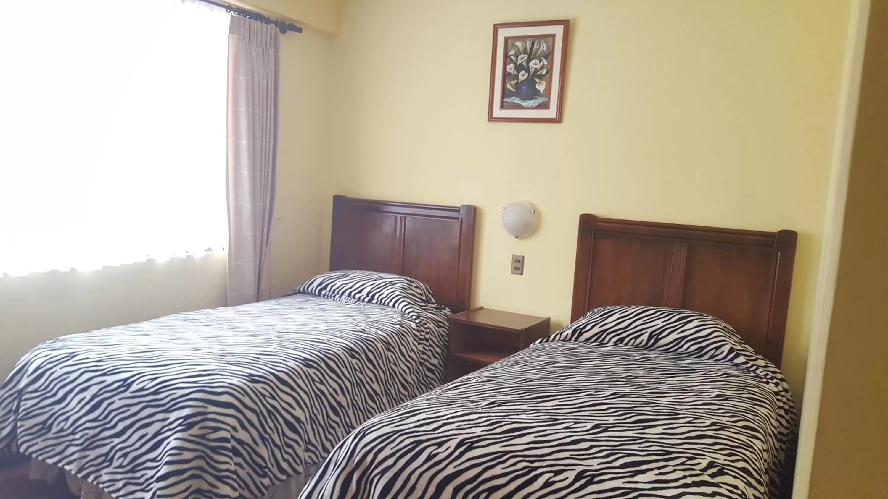 Decorative detail, Bed in Hotel Nuevo Sol