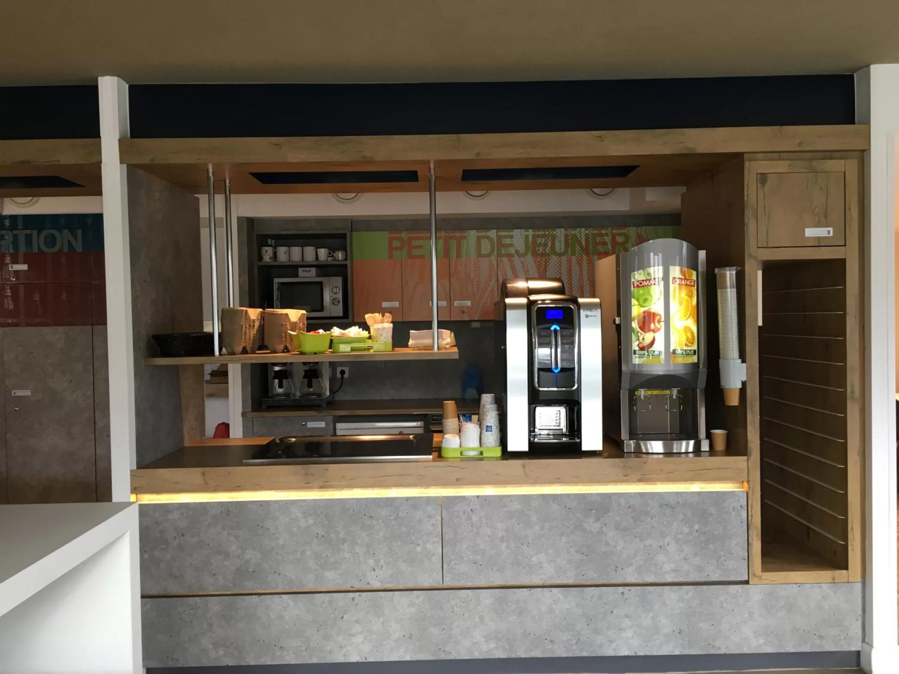 Buffet breakfast in ibis budget Rochefort