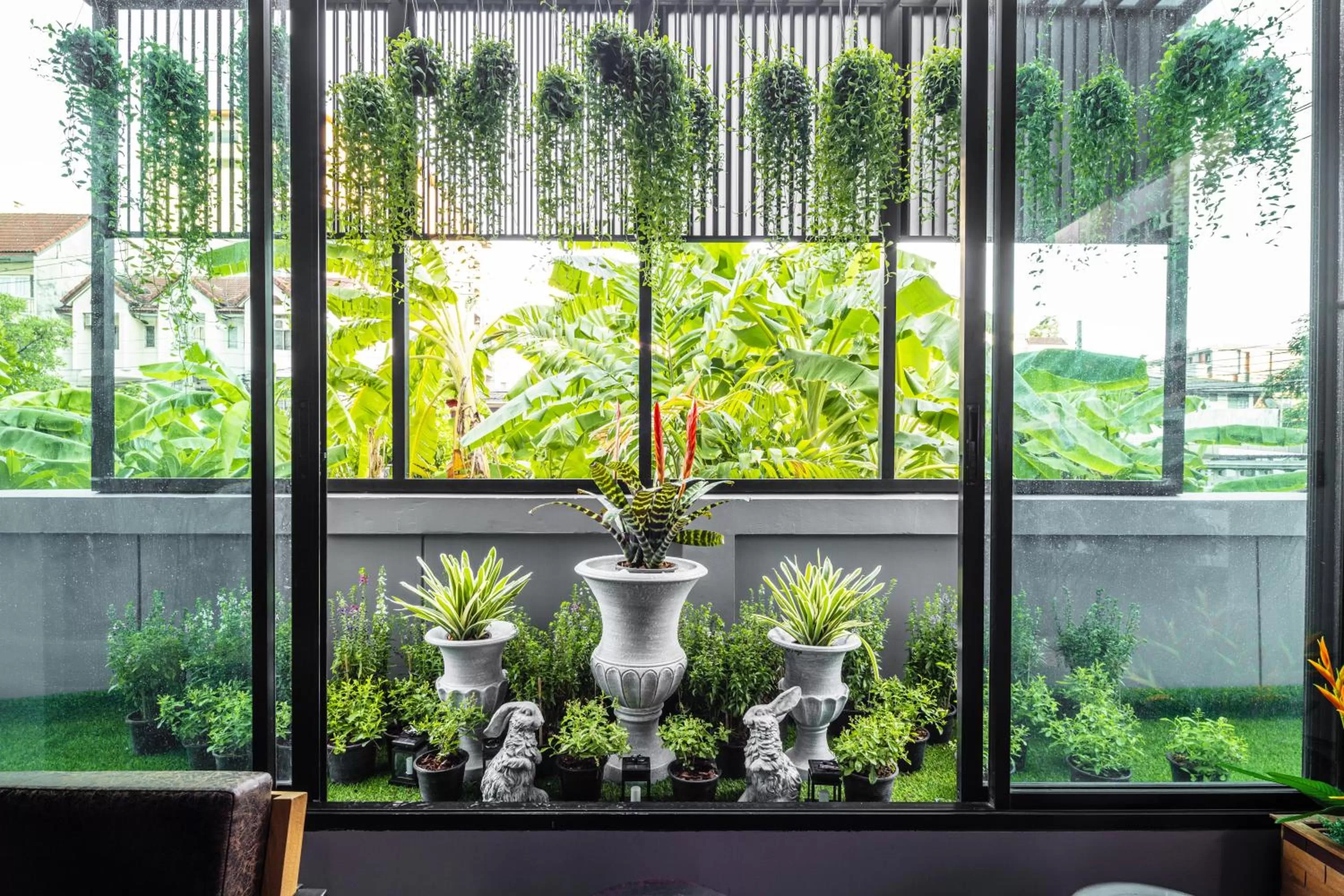 Garden view in Aliz Hotel