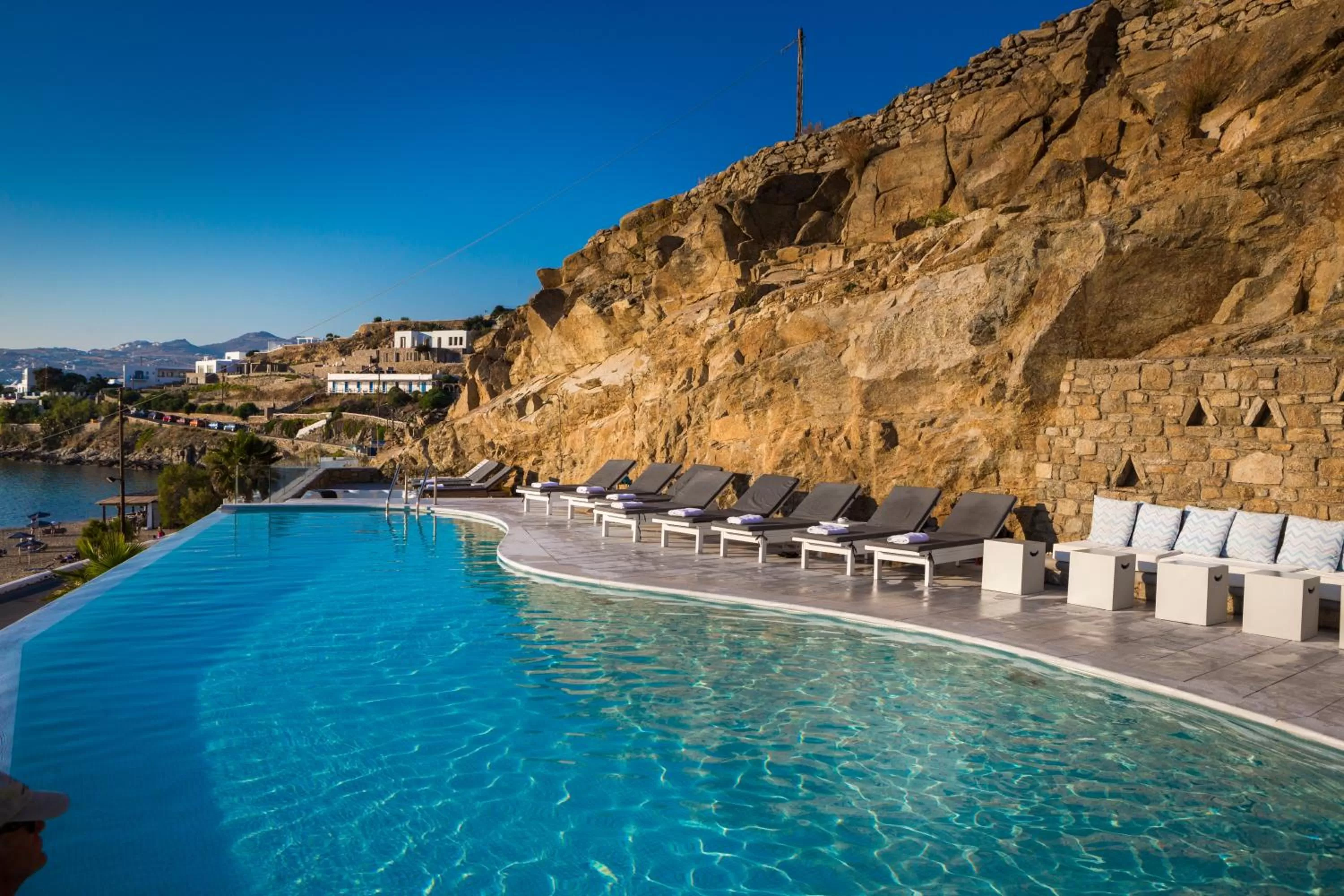 Swimming pool in Mykonos Beach Hotel