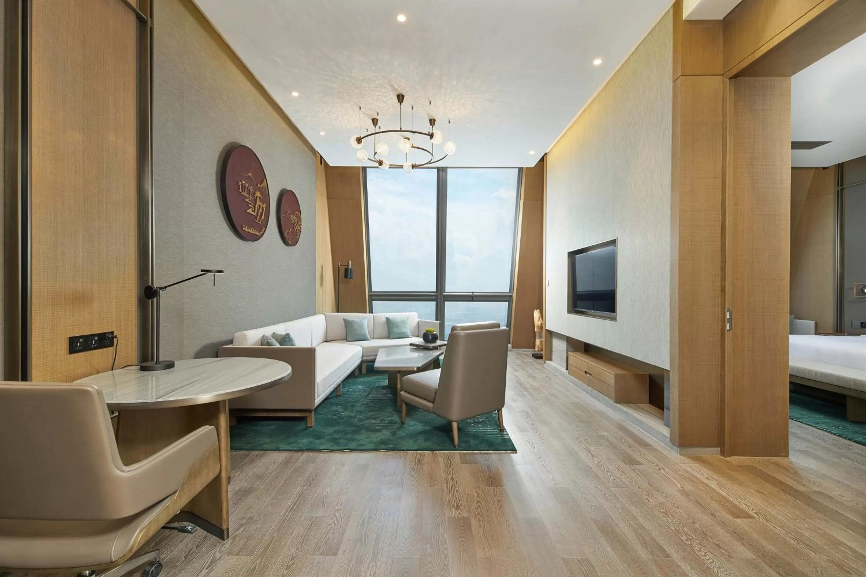 Living room, Bed in The Westin Zhongshan Guzhen