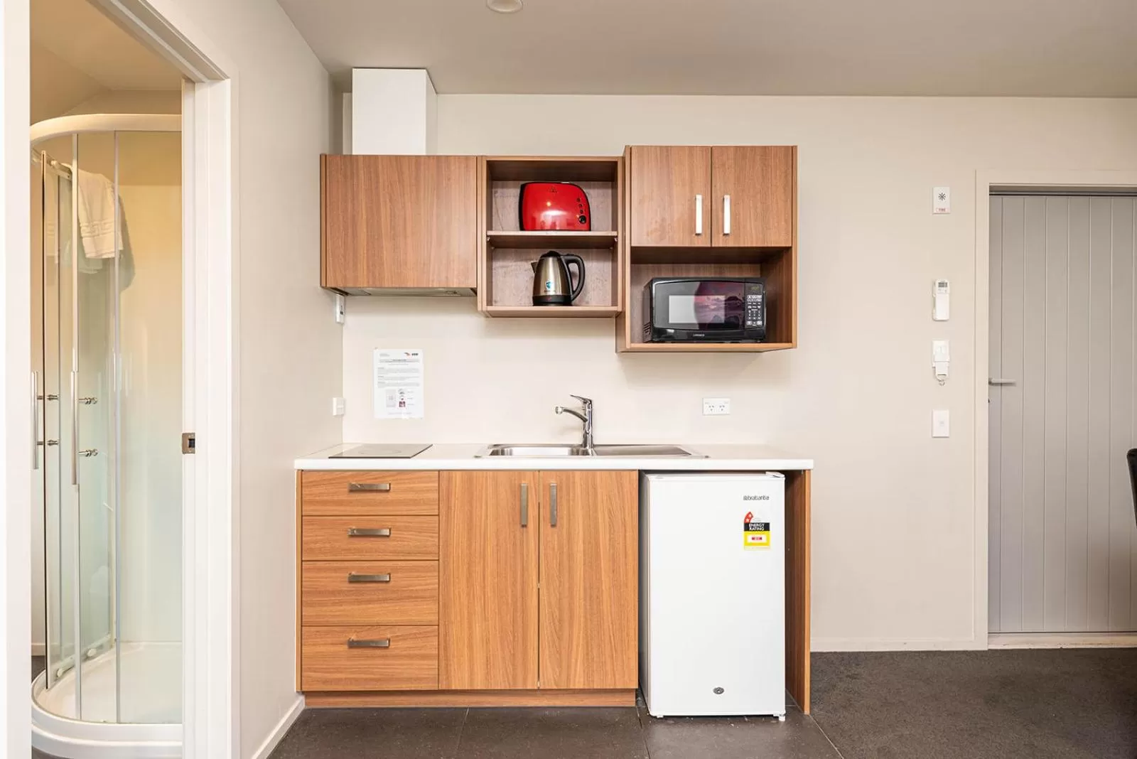 Kitchen or kitchenette in 311 Motel Riccarton