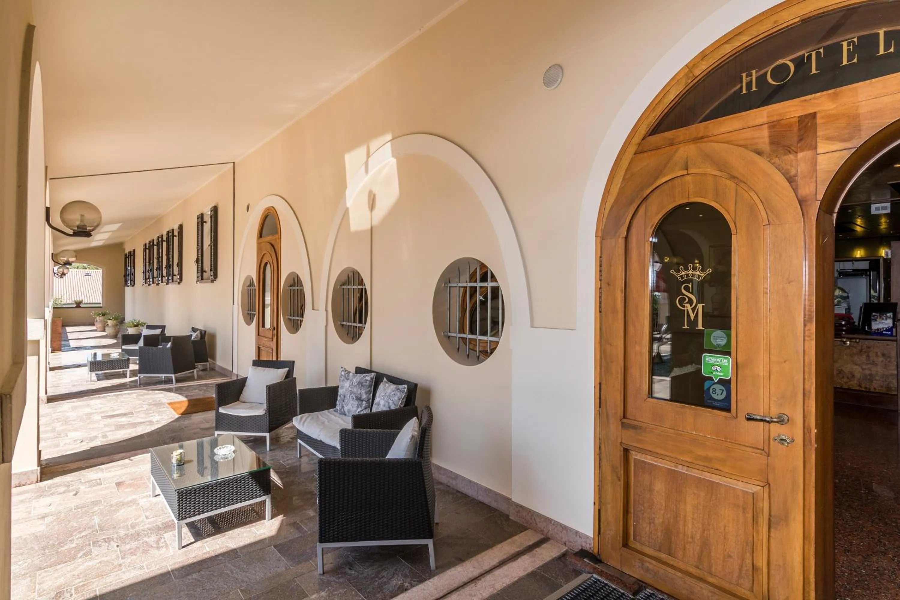 Patio in Hotel San Marco