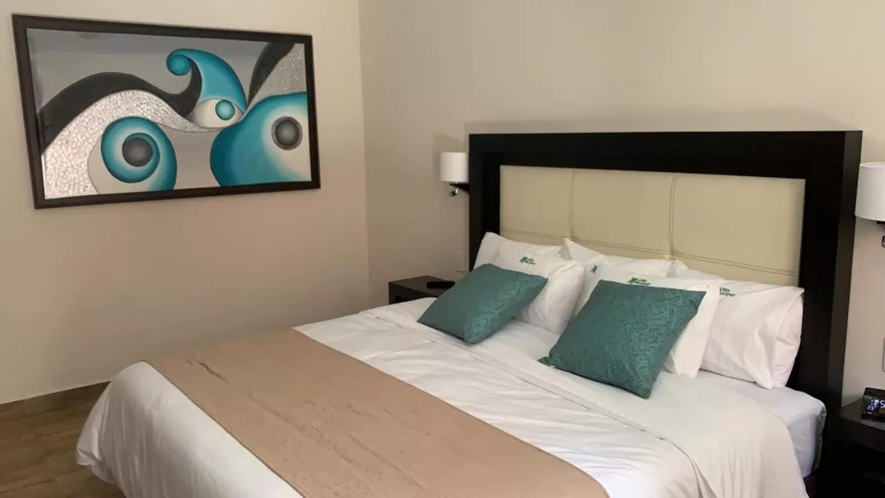 Bed in Hotel Villa Murano