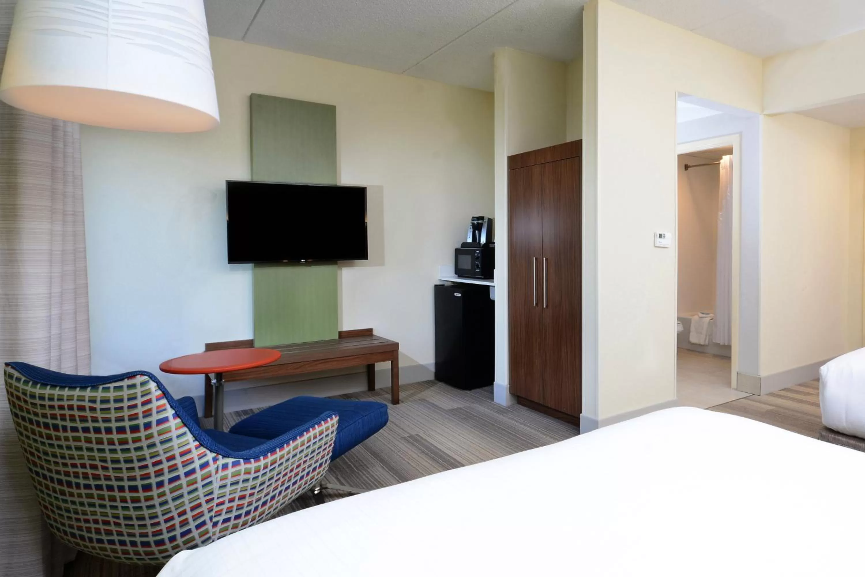 Photo of the whole room, Bed in Holiday Inn Express & Suites Raleigh Durham Airport at RTP by IHG