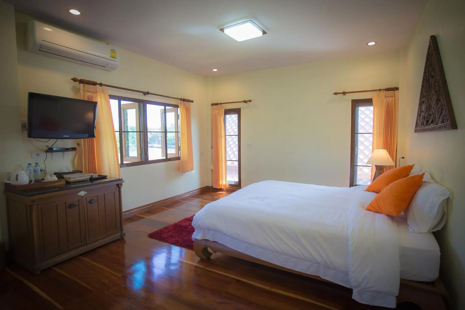 Bed in Thararin Villa