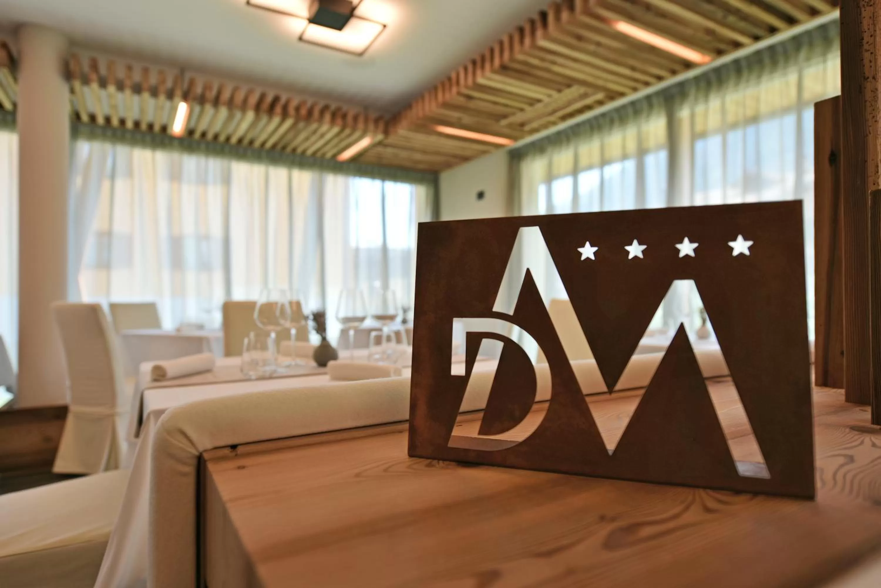 Decorative detail in Dolomeet Boutique Hotel