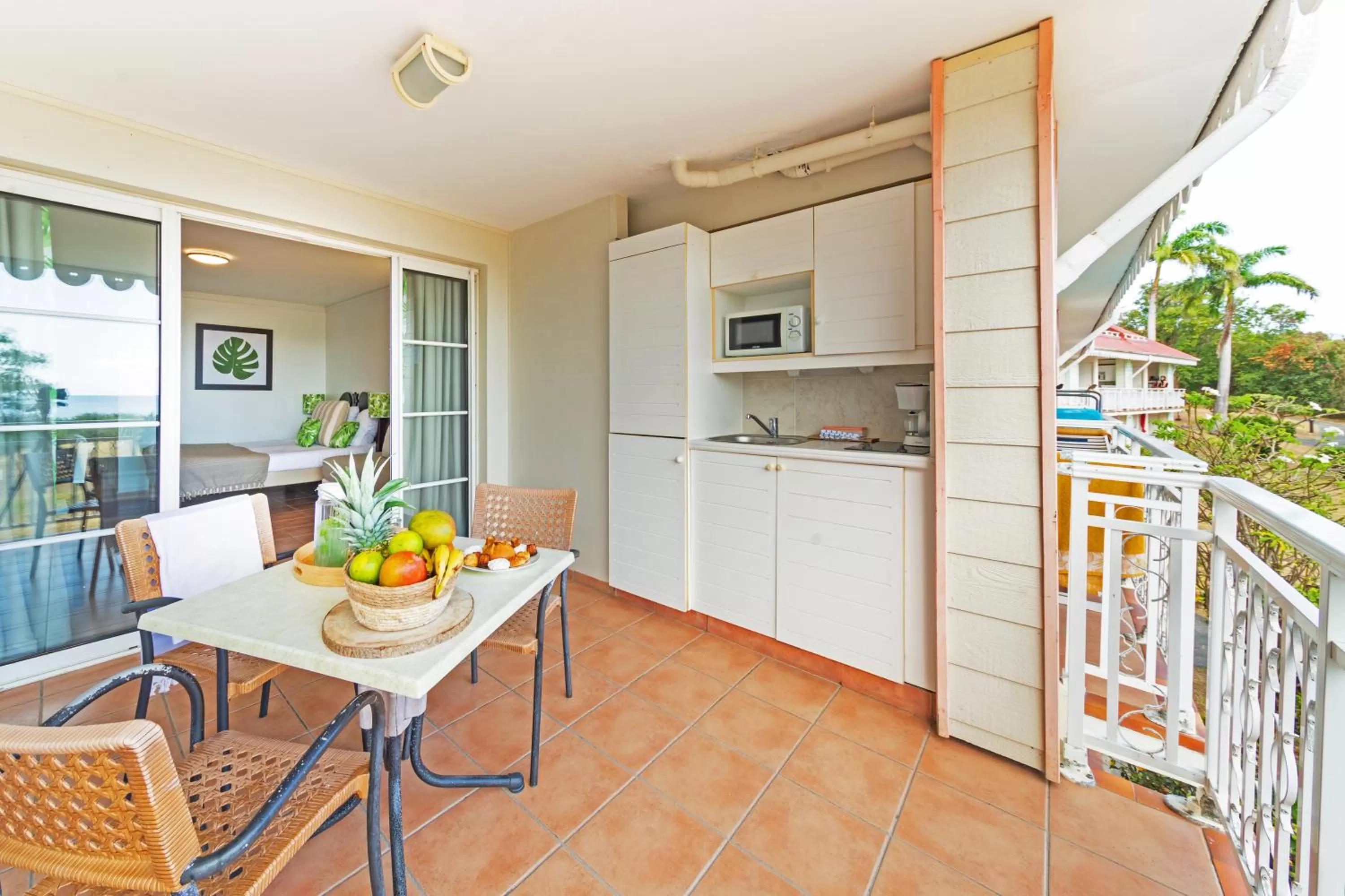 Patio in Village Pierre & Vacances Sainte Anne