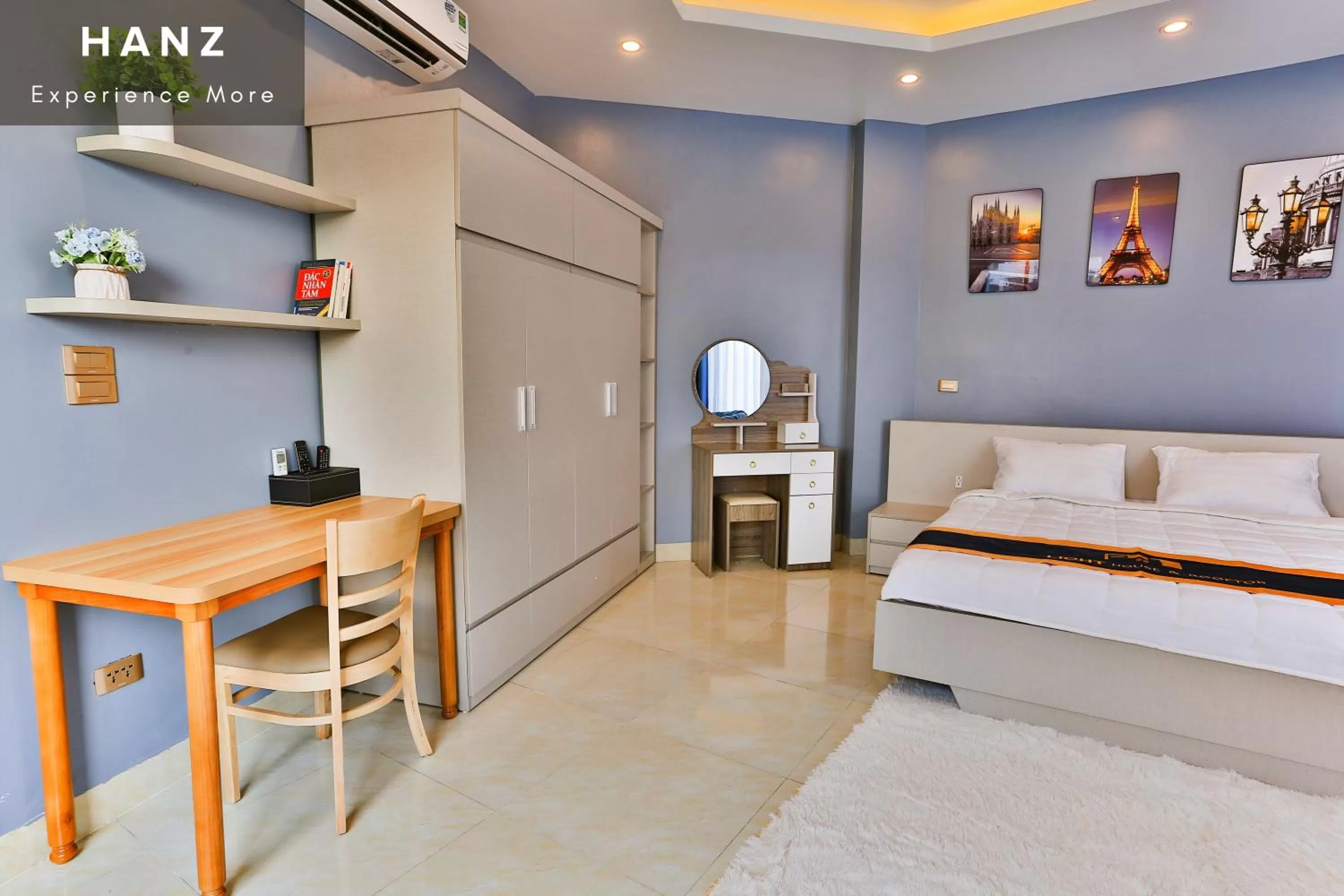 Bed in HANZ Light House Condo Hotel