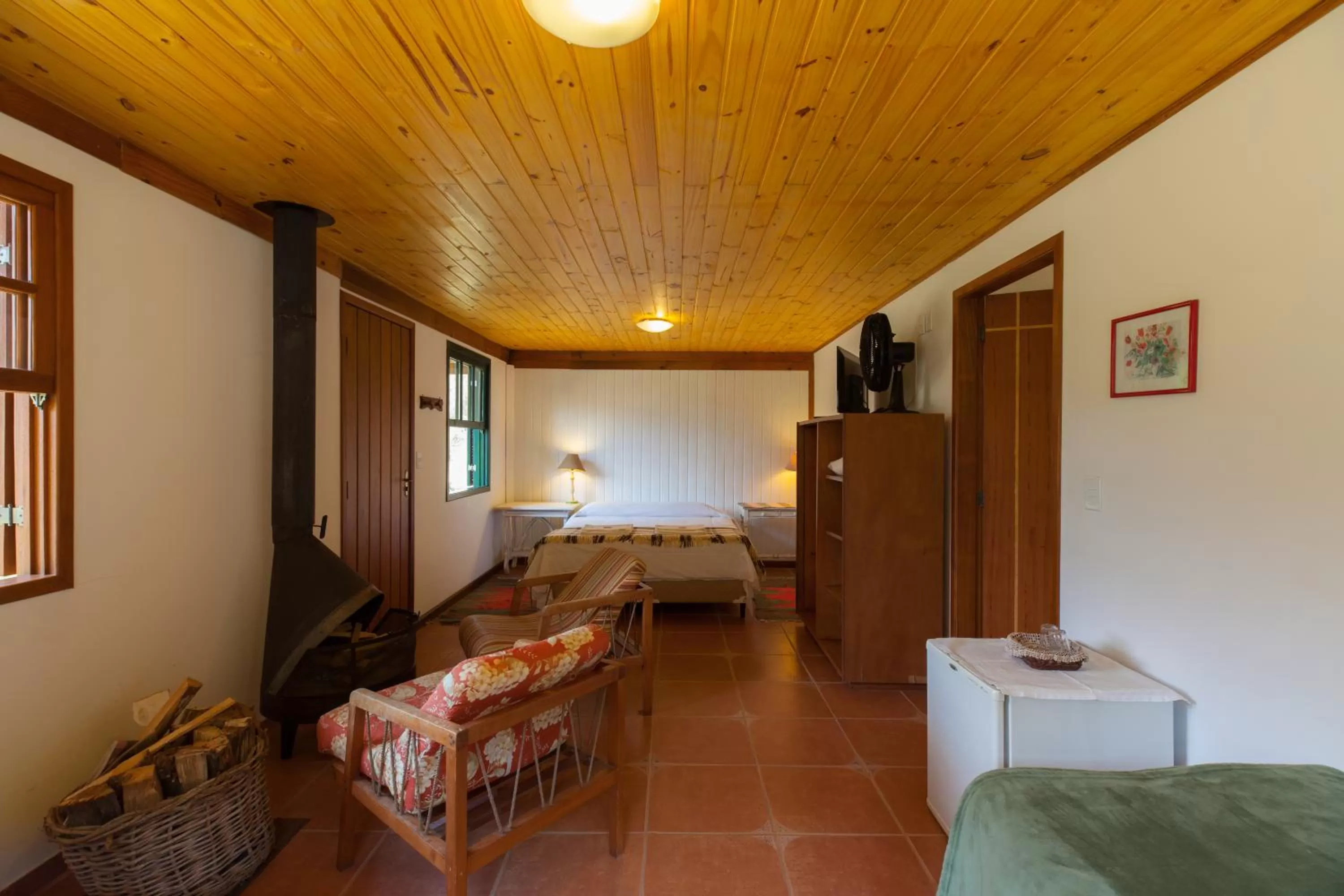 Bed in Pousada Mariza