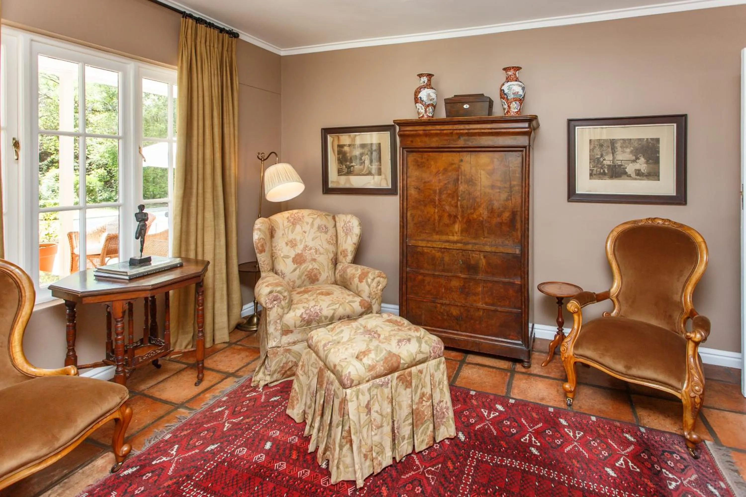 Seating area in Rosenhof Boutique Hotel