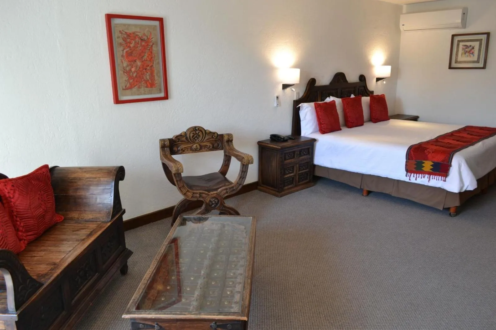 Seating area in Hotel Casa Rosada - Adults Only