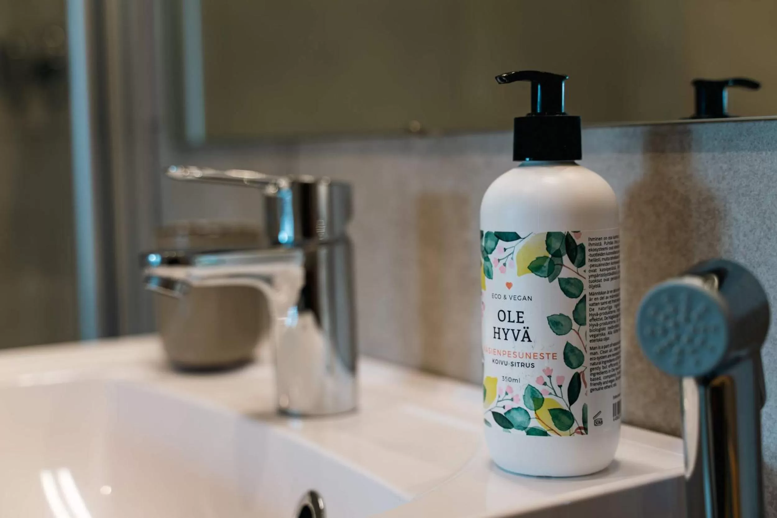 Bathroom in Olo Center by Kolovesi National Park