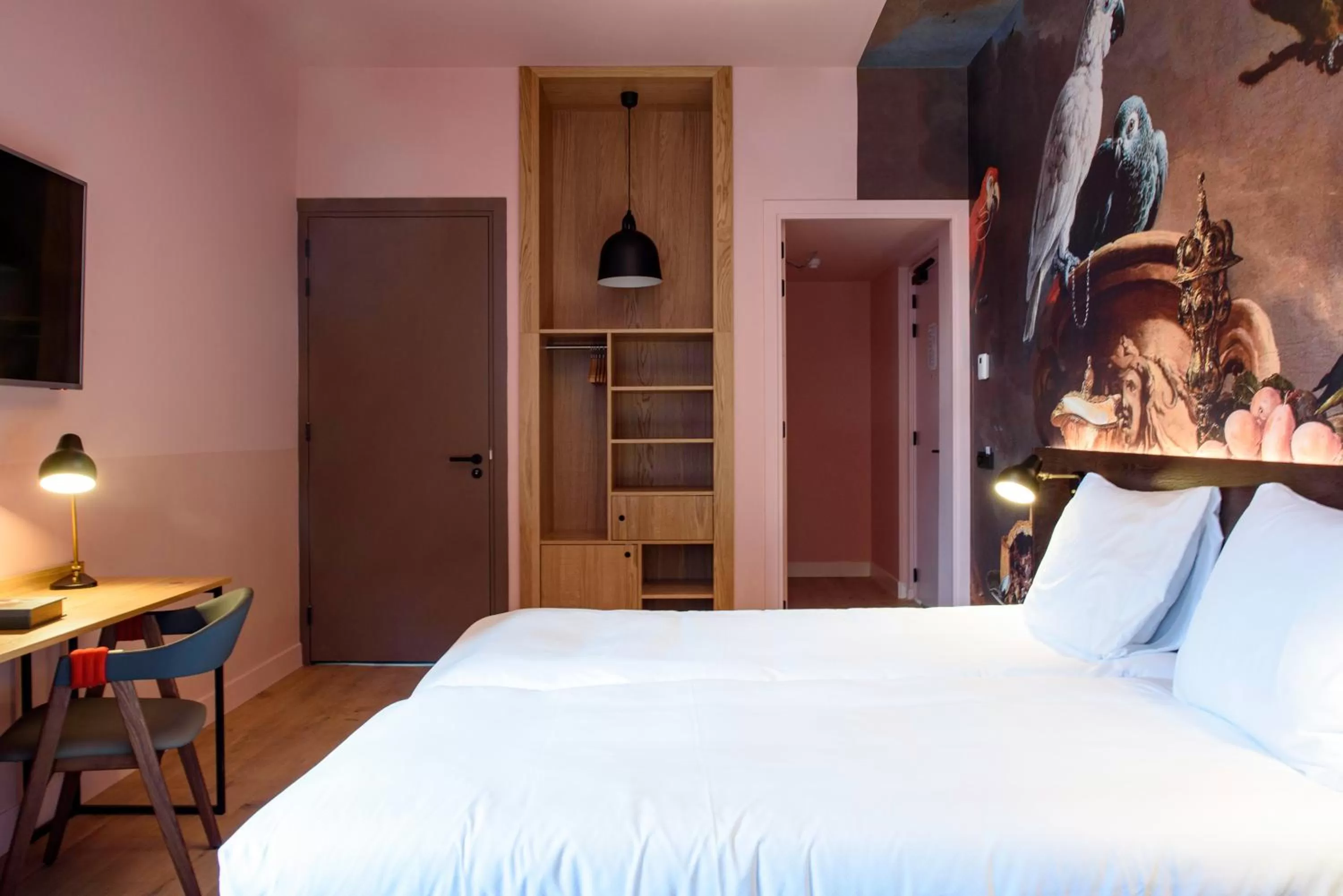 Bed in Hotel Mariënhage