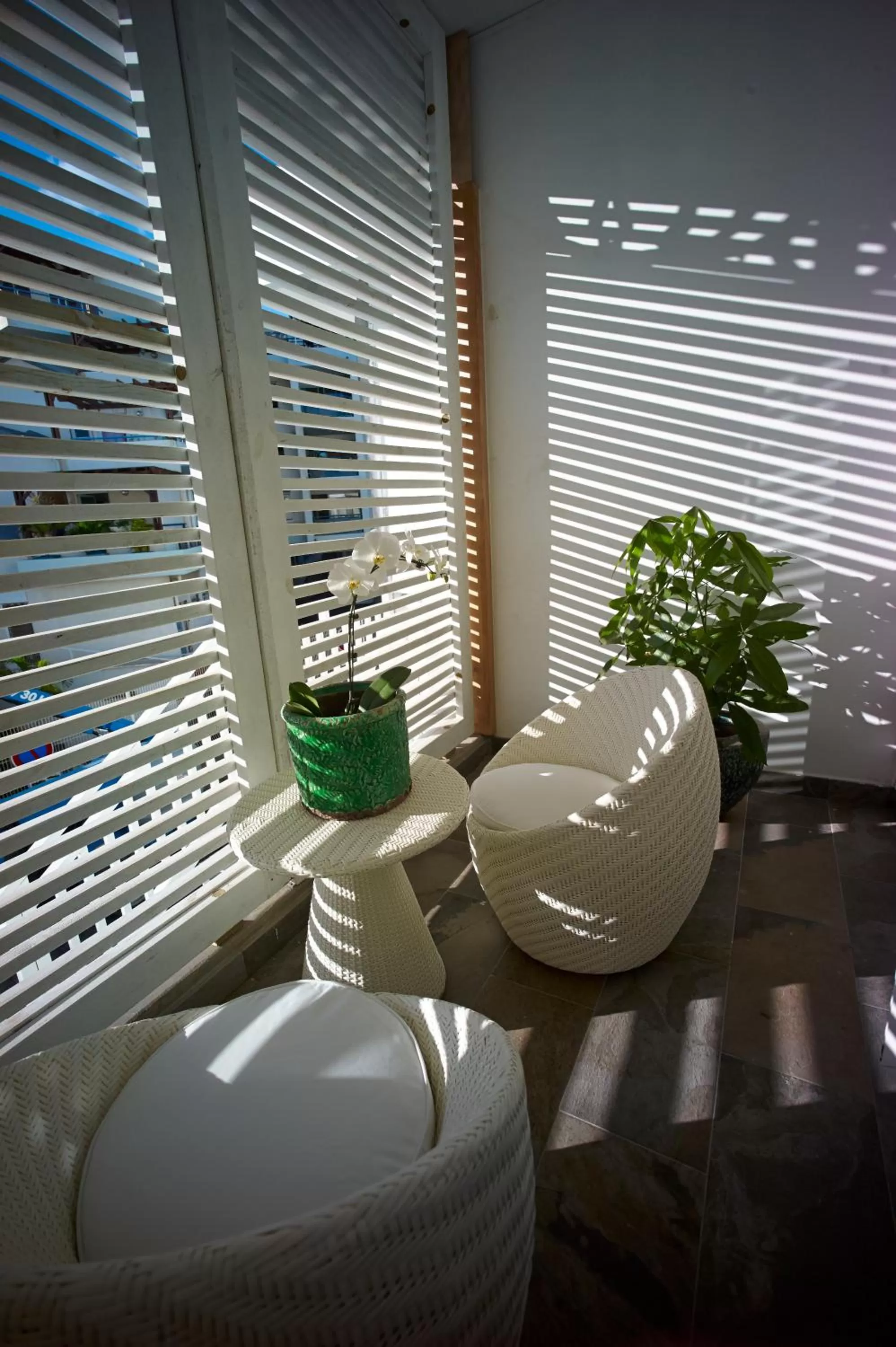 Balcony/Terrace in Villa Delisle Hôtel & Spa