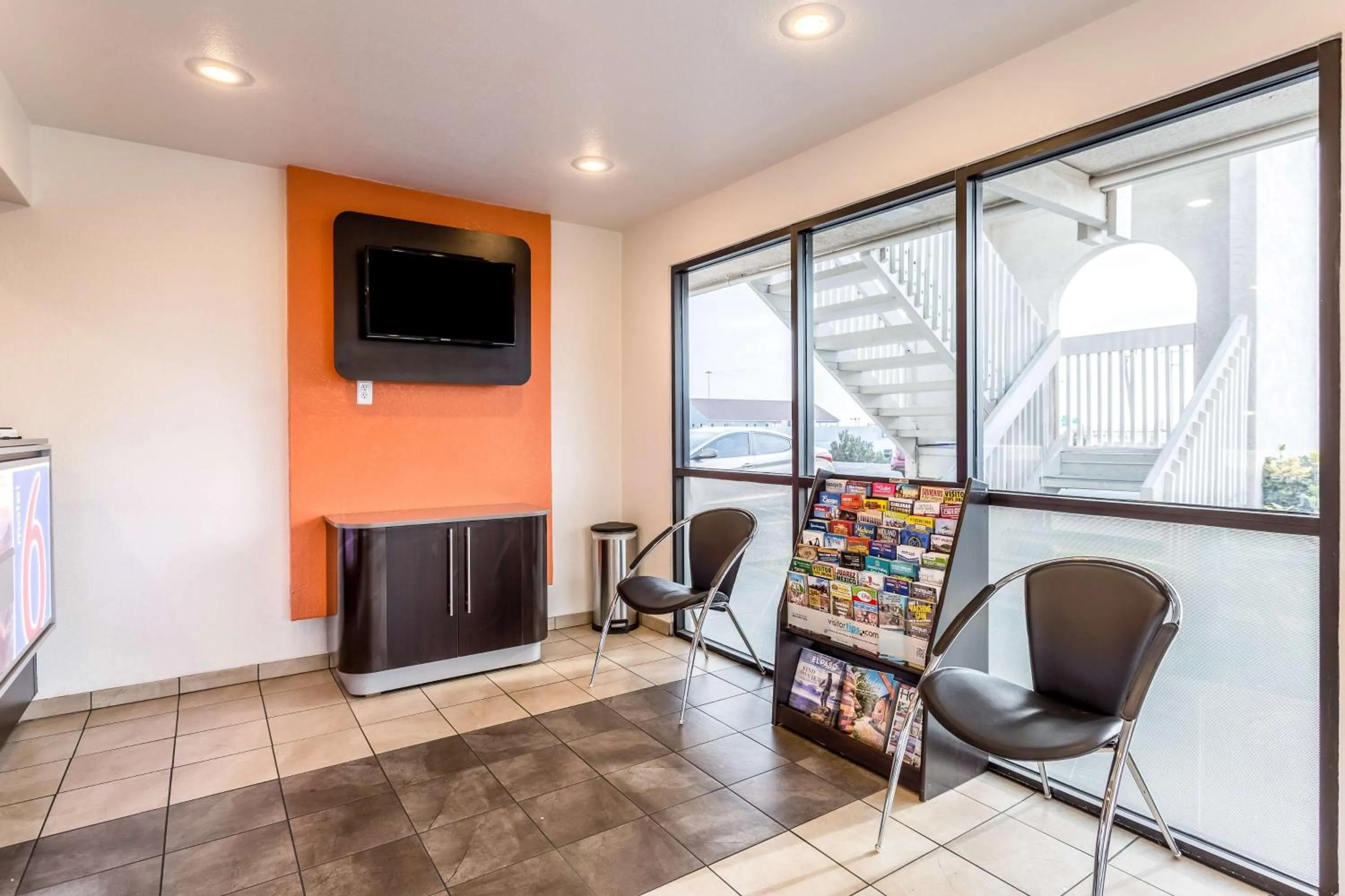 Communal lounge/ TV room in Motel 6-El Paso, TX - East