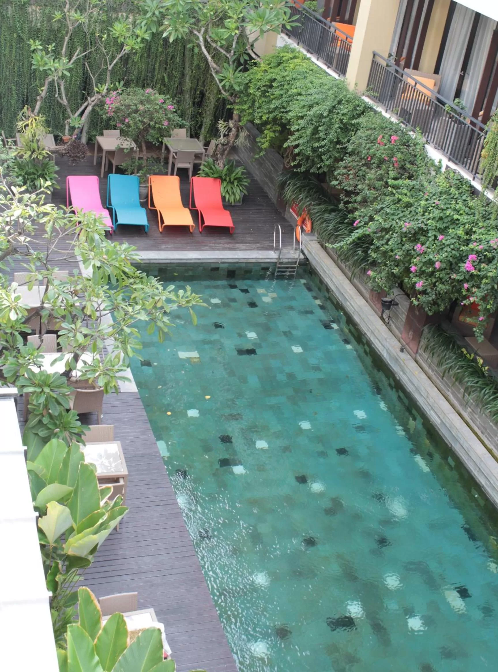 Pool view in 100 Sunset Kuta Hotel & Ballroom